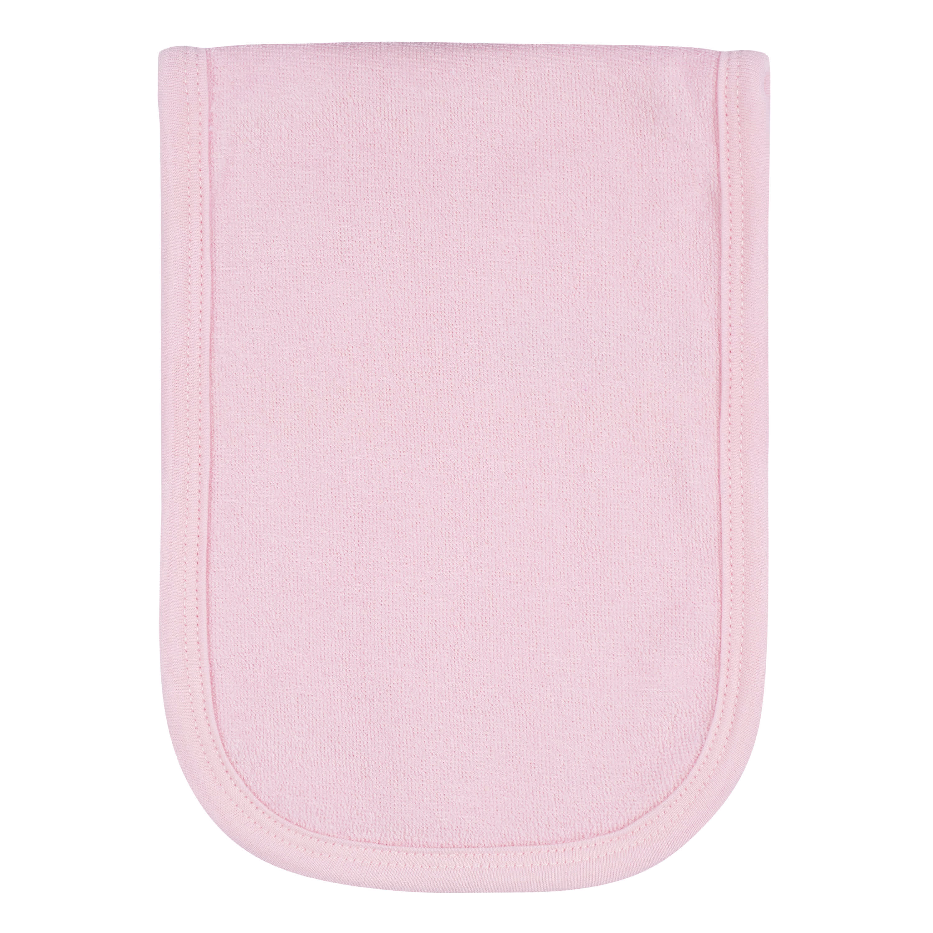 2-Pack Baby Girls Stars Terry Burp Cloths