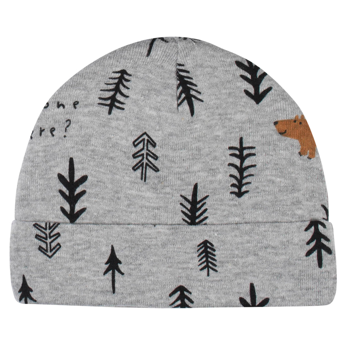 4-Pack Baby Boys Bear Caps-Gerber Childrenswear