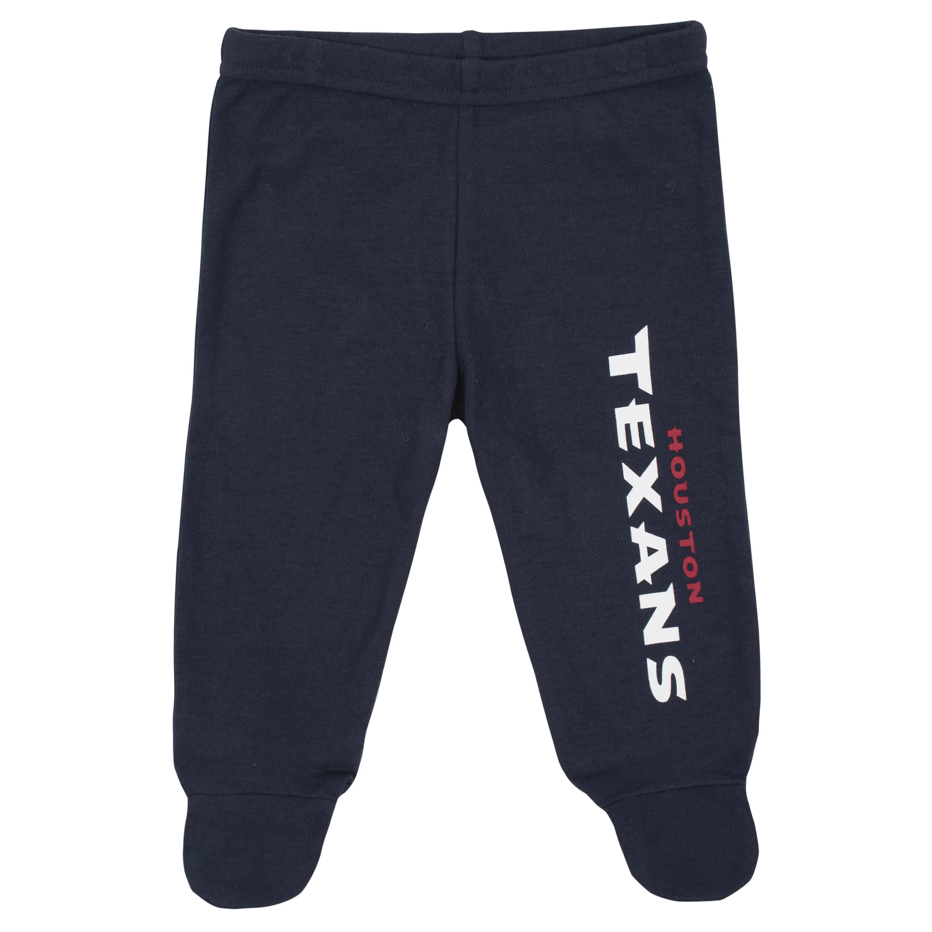 Houston Texans 3-Piece Baby Boys Bodysuit, Pant, and Cap Set-Gerber Childrenswear