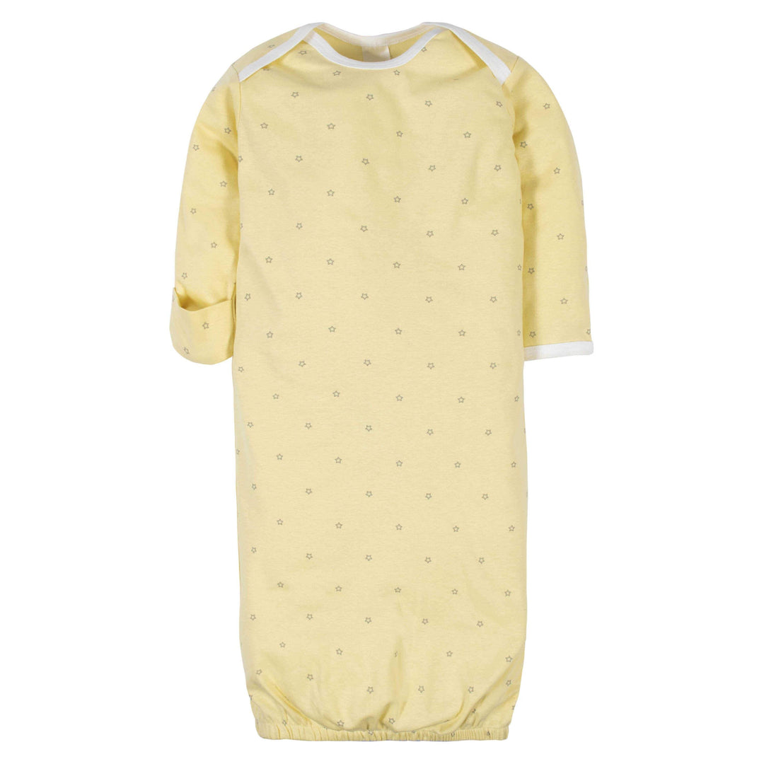 Gerber® 4-Pack Baby Neutral Words Gowns (Preemie)-Gerber Childrenswear