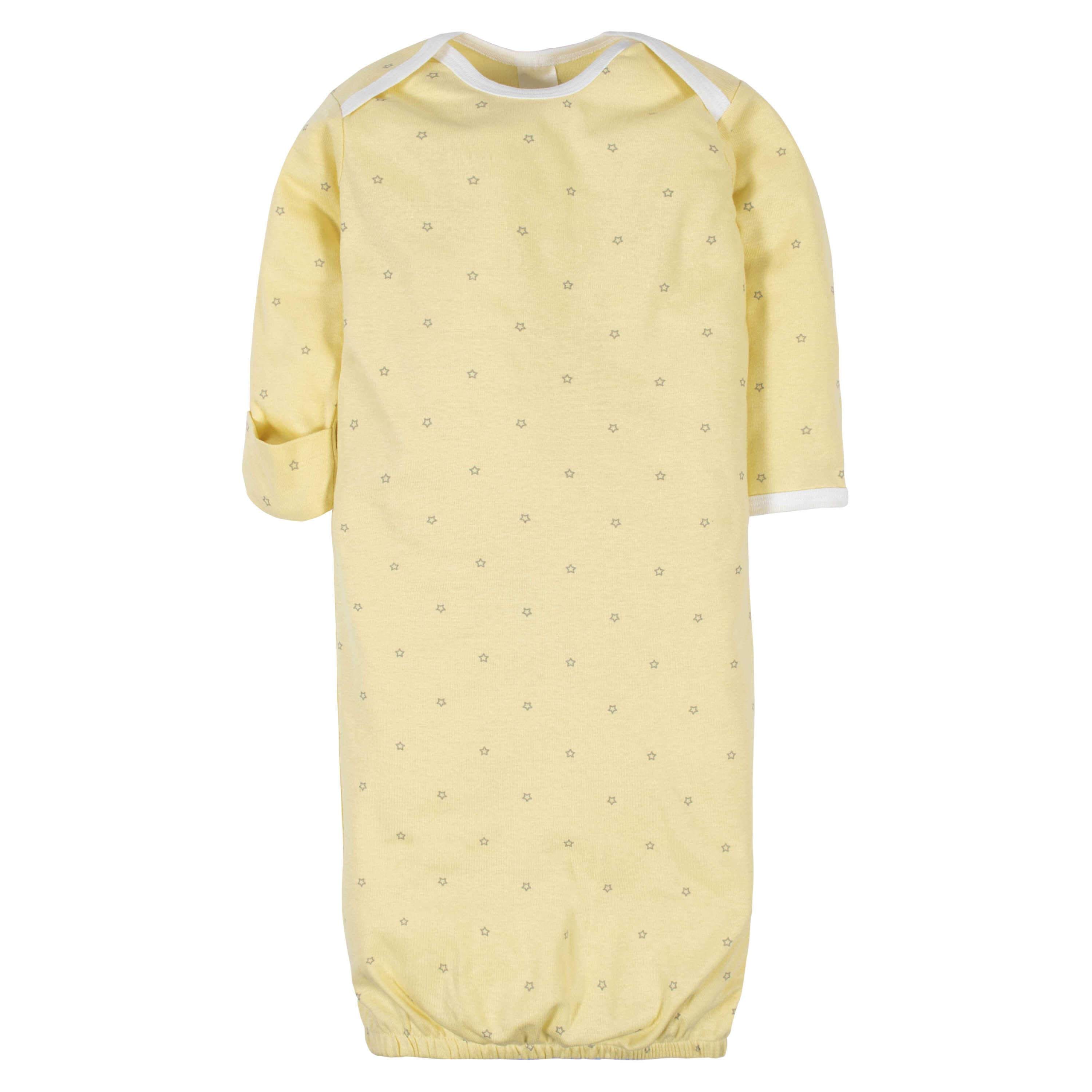 Gerber® 4-Pack Baby Neutral Words Gowns (Preemie)-Gerber Childrenswear