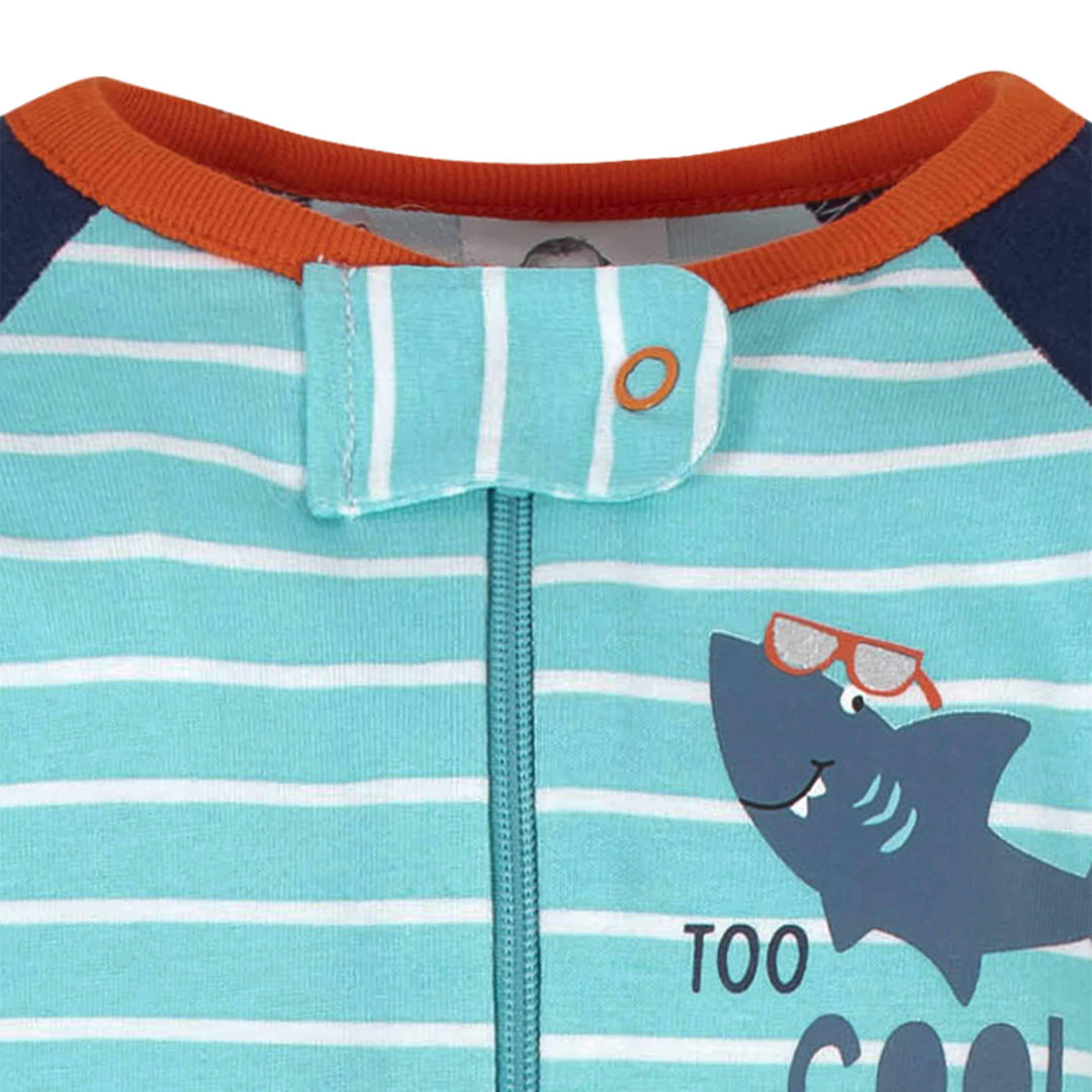 Baby Boys Cool Shark Sleep 'N Play-Gerber Childrenswear
