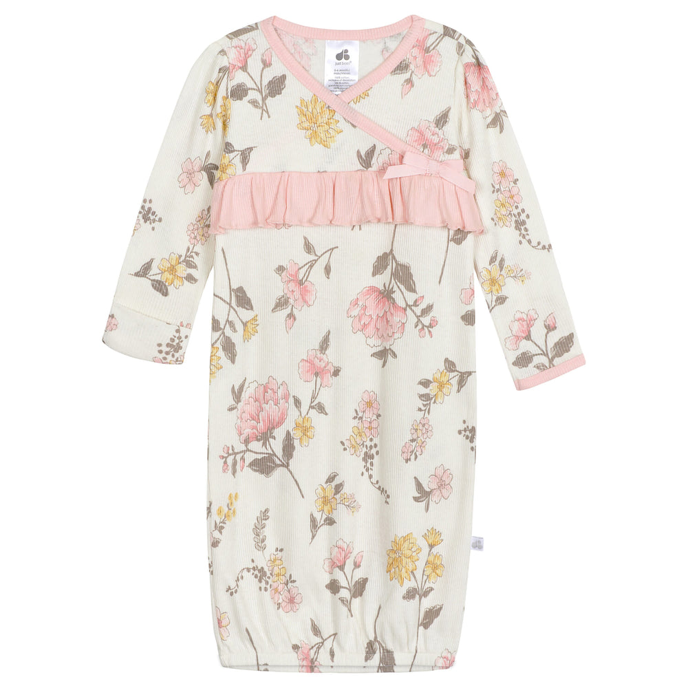Baby Girls Vintage Floral Gown