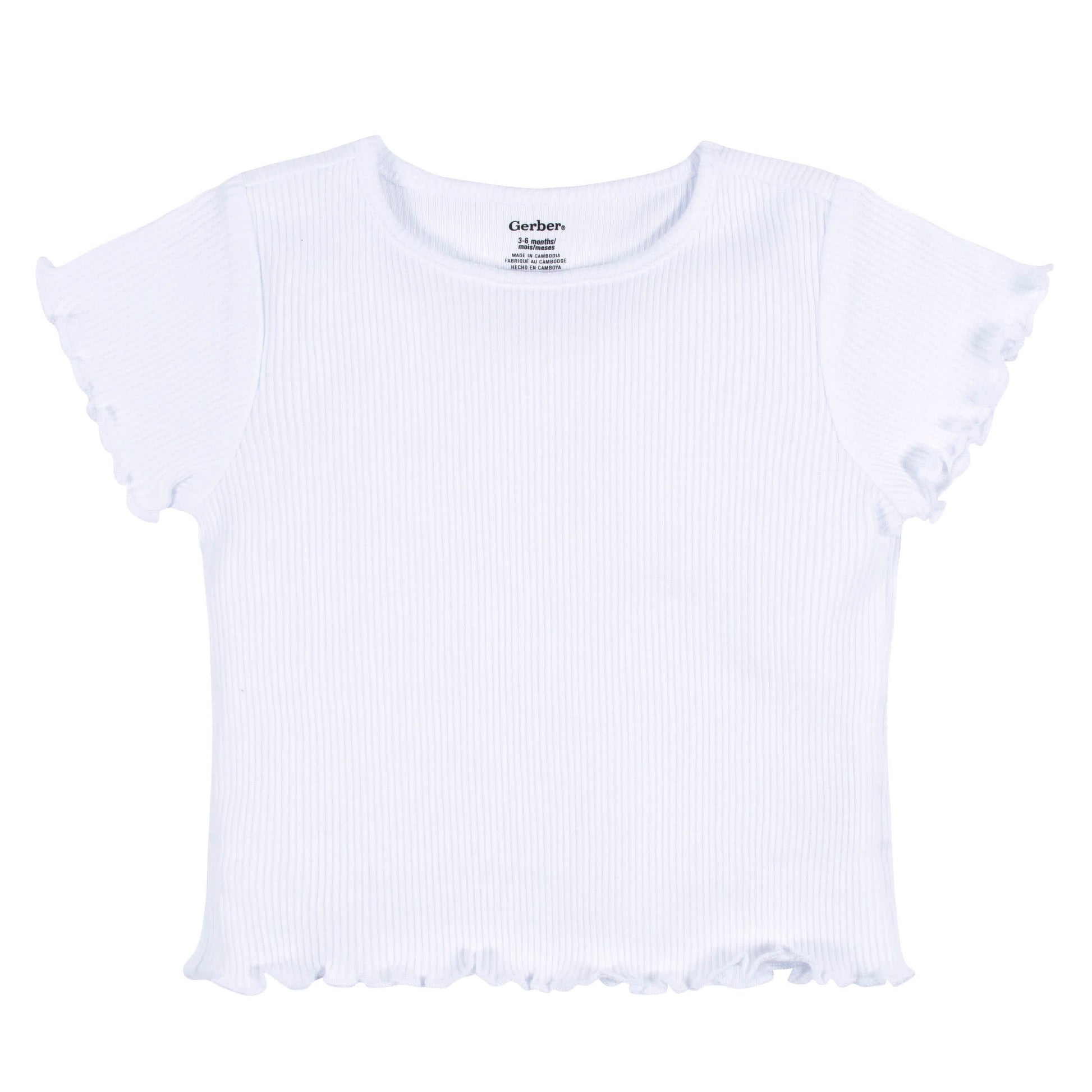 3-Pack Baby & Toddler Girls Sweet Florals Short Sleeve Tees-Gerber Childrenswear