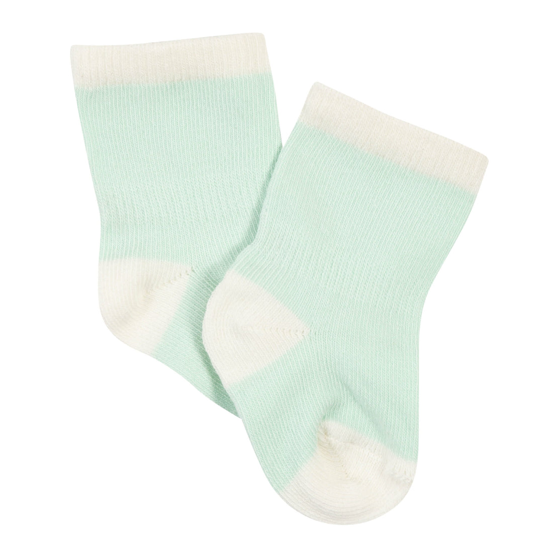 6-Pack Baby Girls Rainbow Wiggle-Proof™ Socks-Gerber Childrenswear