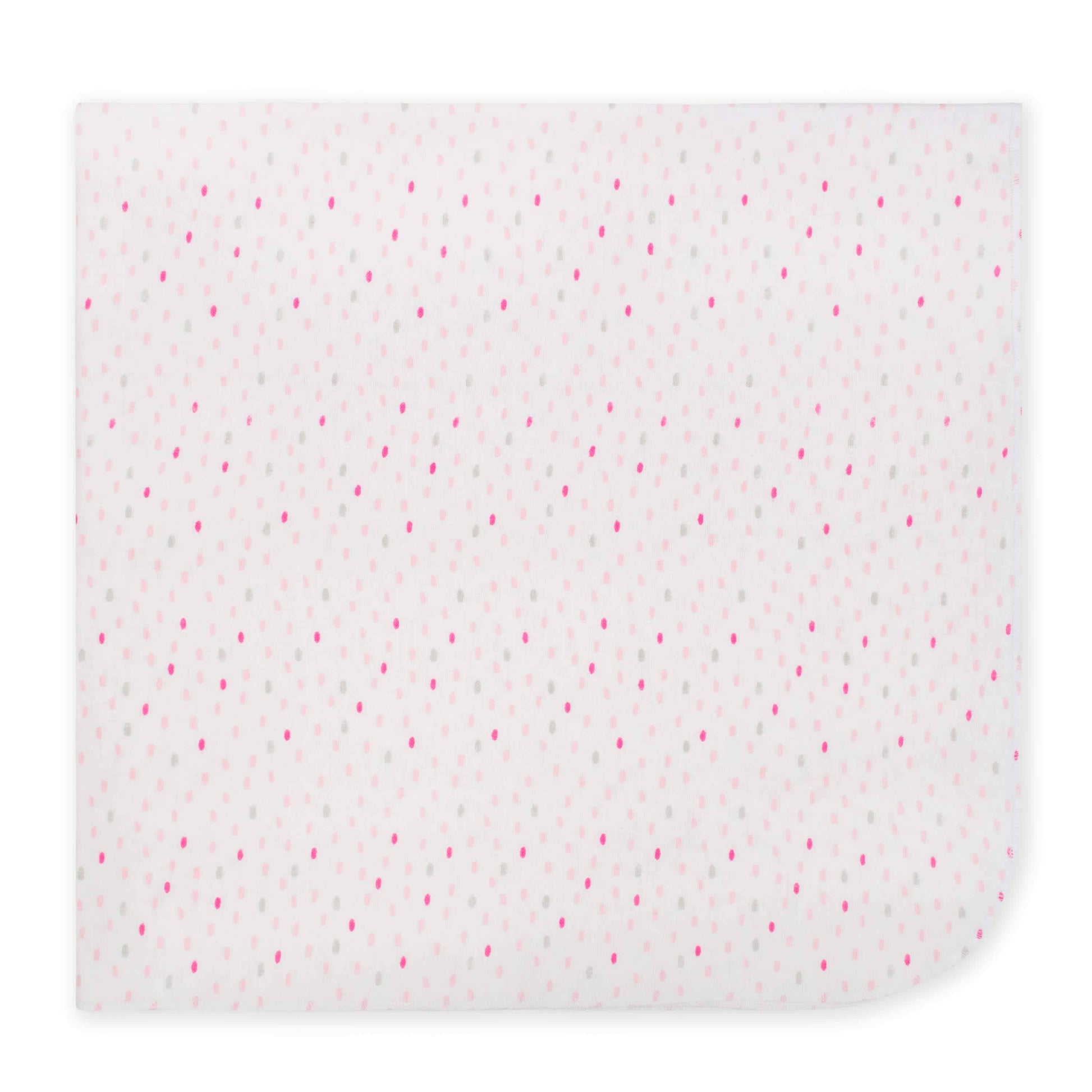 4-Pack Pink Floral Baby Girls Receiving Blankets-Gerber Childrenswear