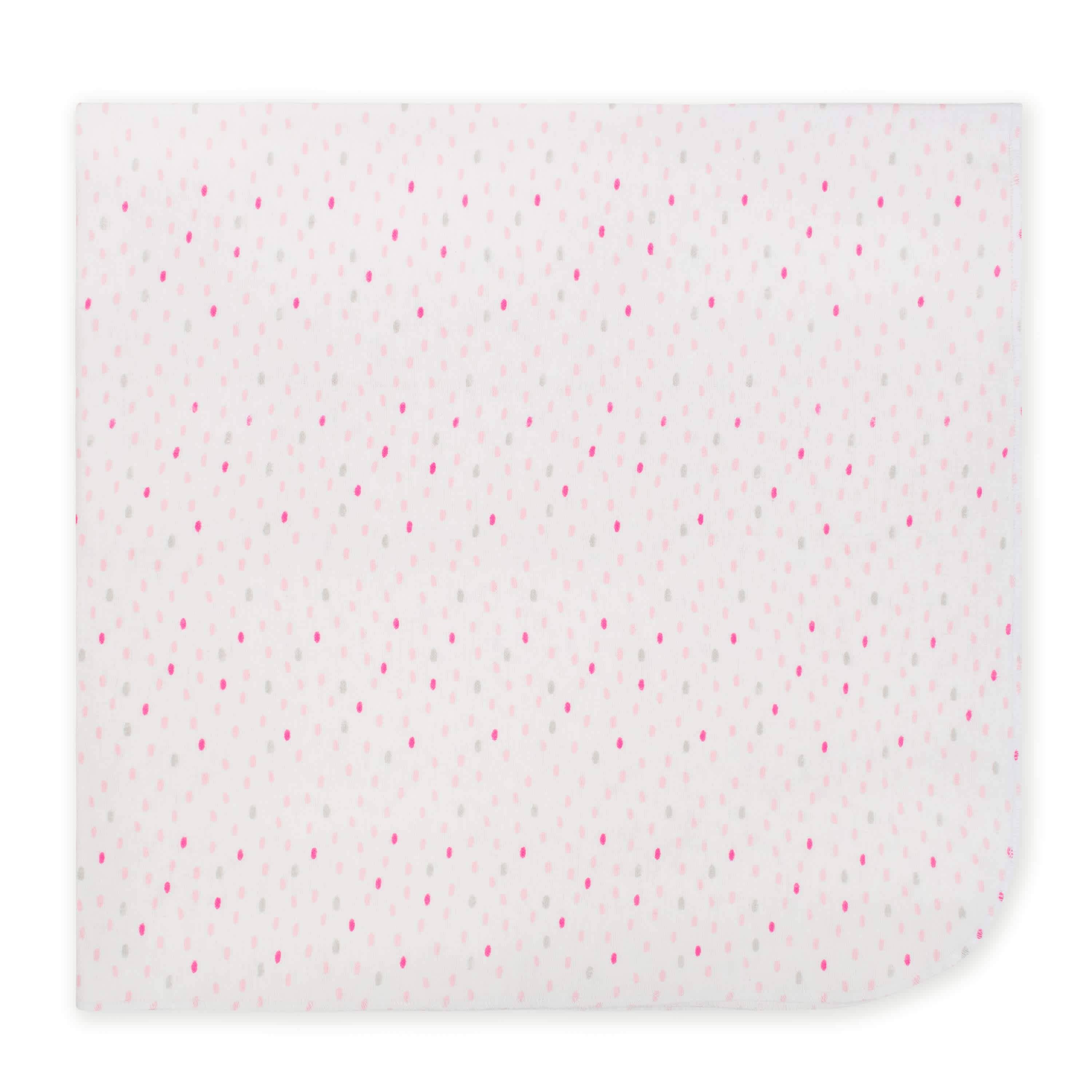 4-Pack Pink Floral Baby Girls Receiving Blankets-Gerber Childrenswear