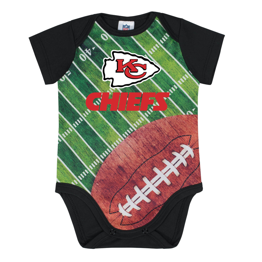 Kansas City Chiefs Baby Boy Short Sleeve Bodysuit-Gerber Childrenswear