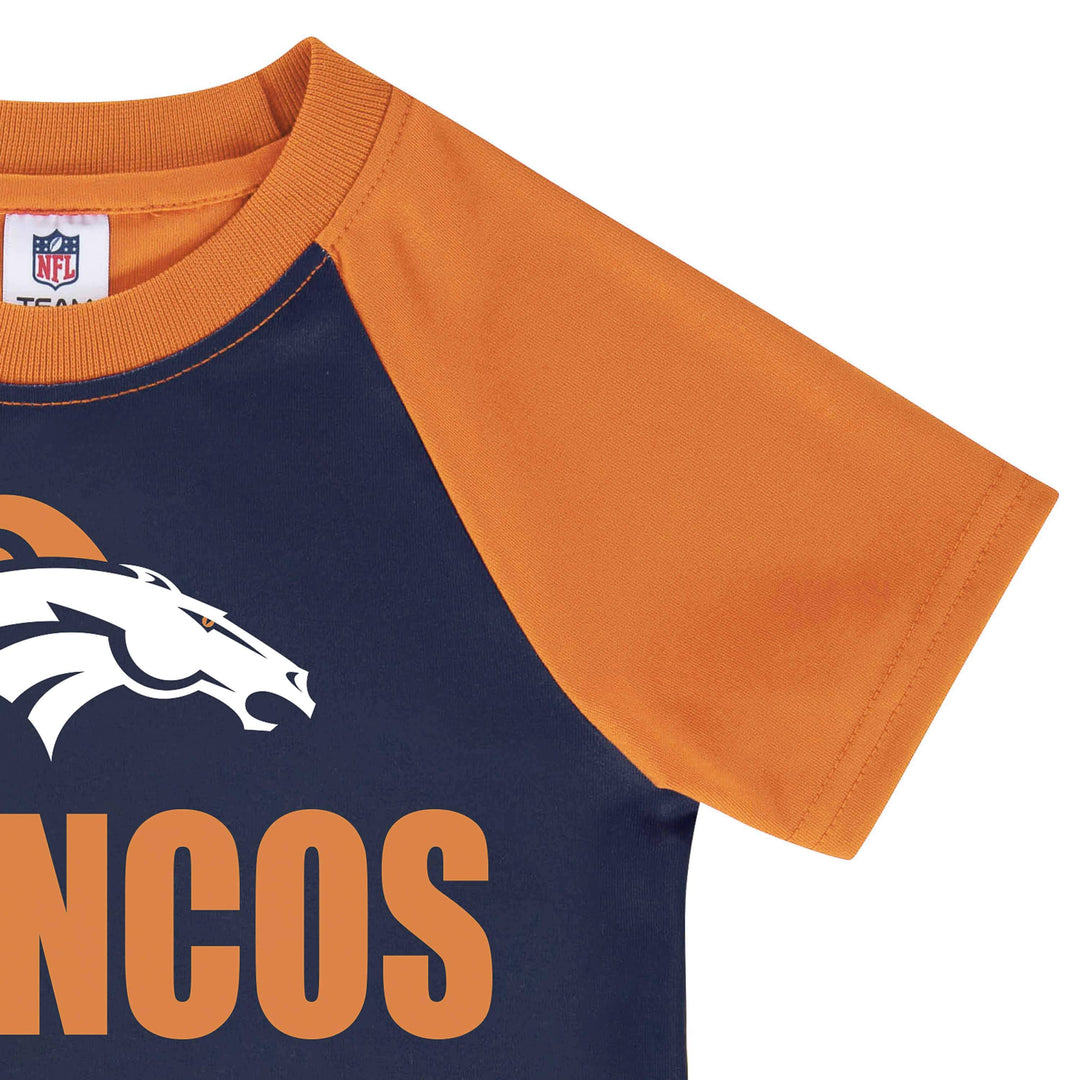 Denver Broncos Baby Boys Short Sleeve Tee Shirt-Gerber Childrenswear