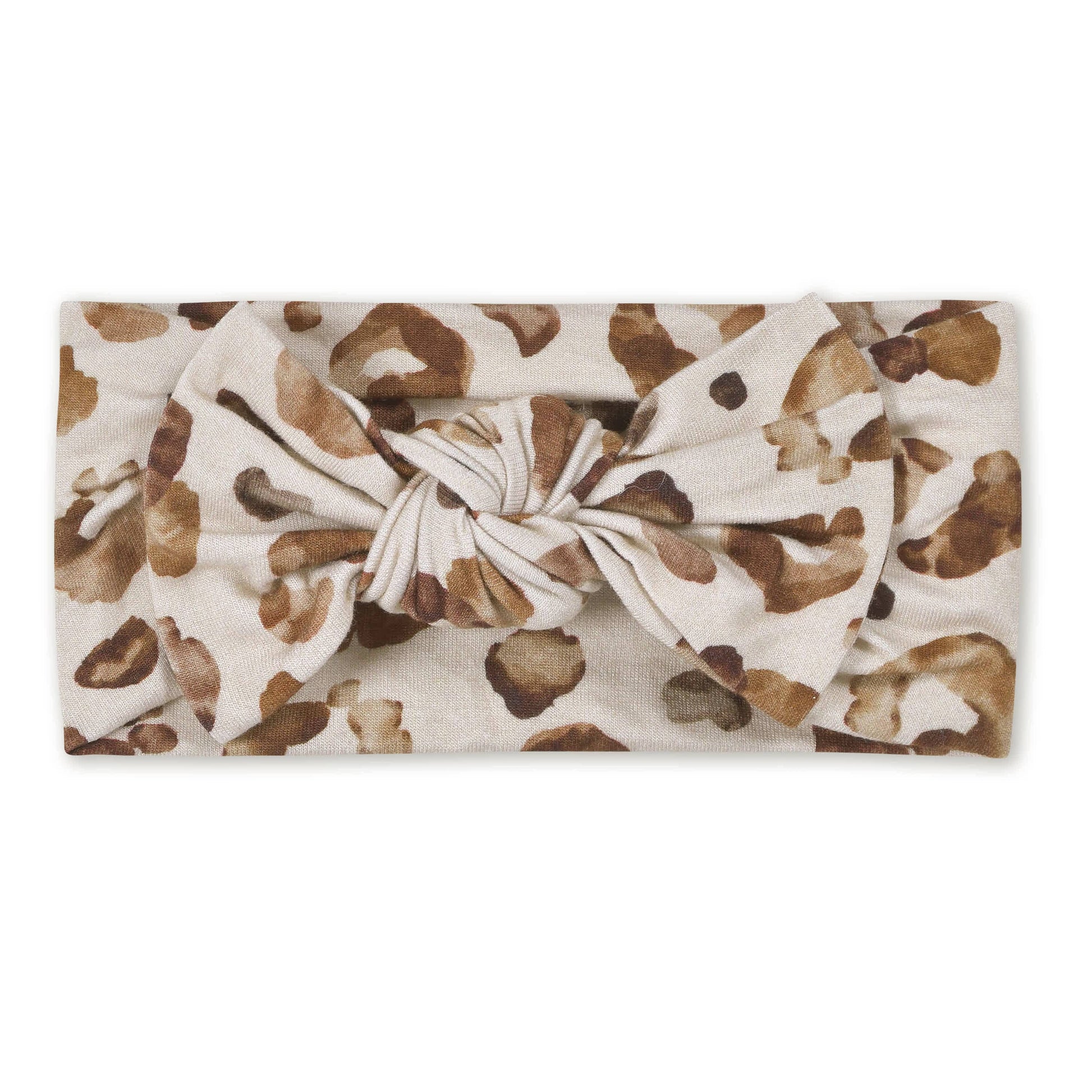 Girls Leopard Buttery-Soft Viscose Made from Eucalyptus Headband