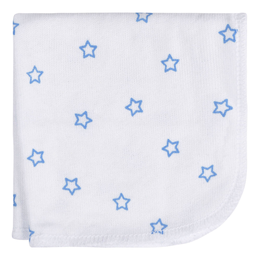 4-Pack Baby Boys Stars Washcloths
