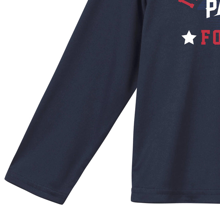 New England Patriots Baby & Toddler Boys Long Sleeve Tee Shirt-Gerber Childrenswear