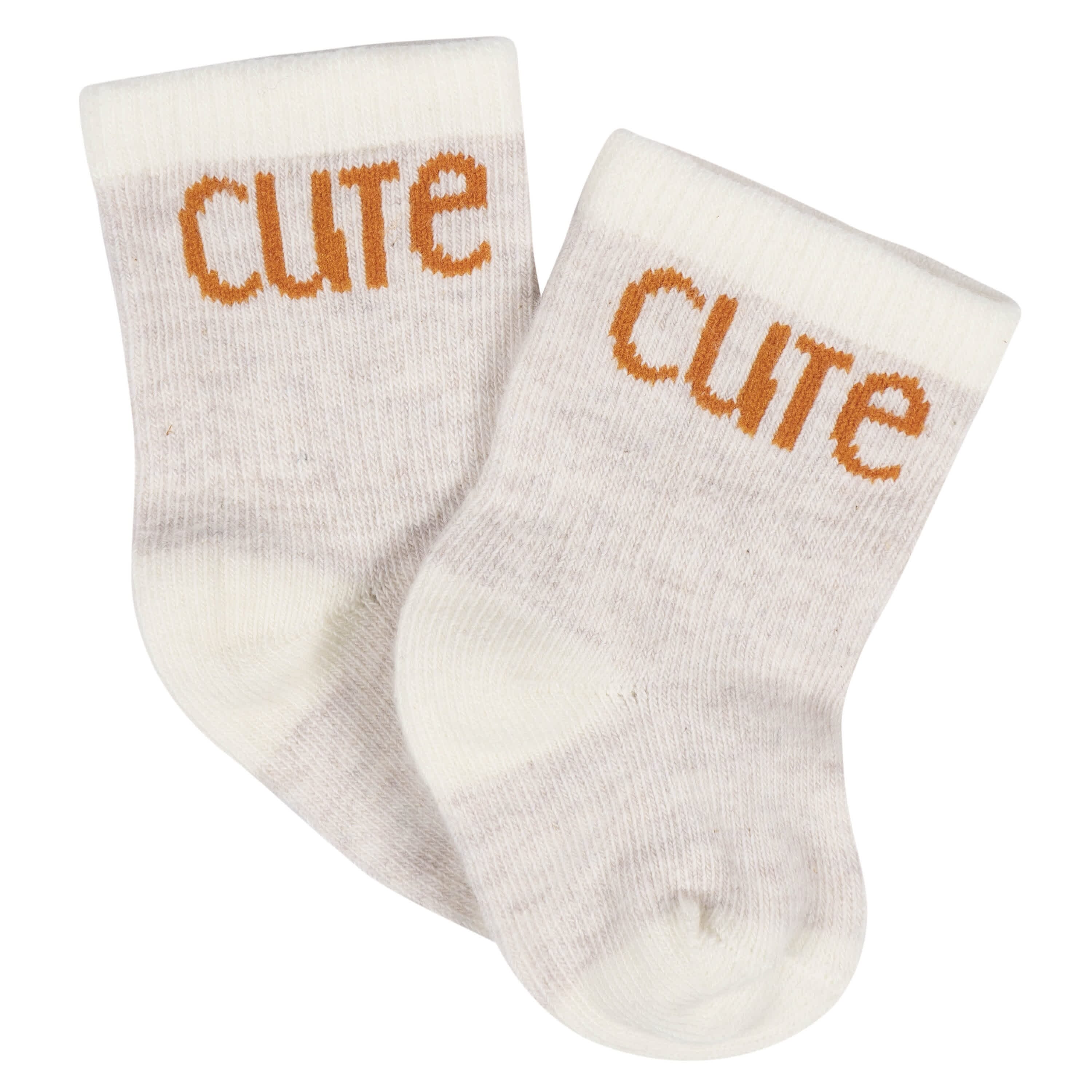 8-Pack Baby Neutral Happy Veggies Jersey Wiggle Proof® Socks