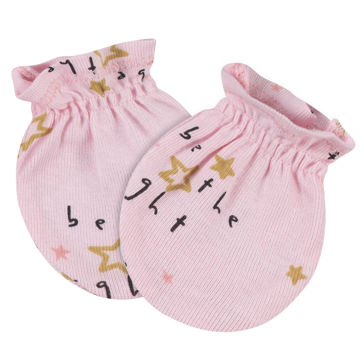 8-Piece Baby Girls Princess Caps & Mittens Set-Gerber Childrenswear