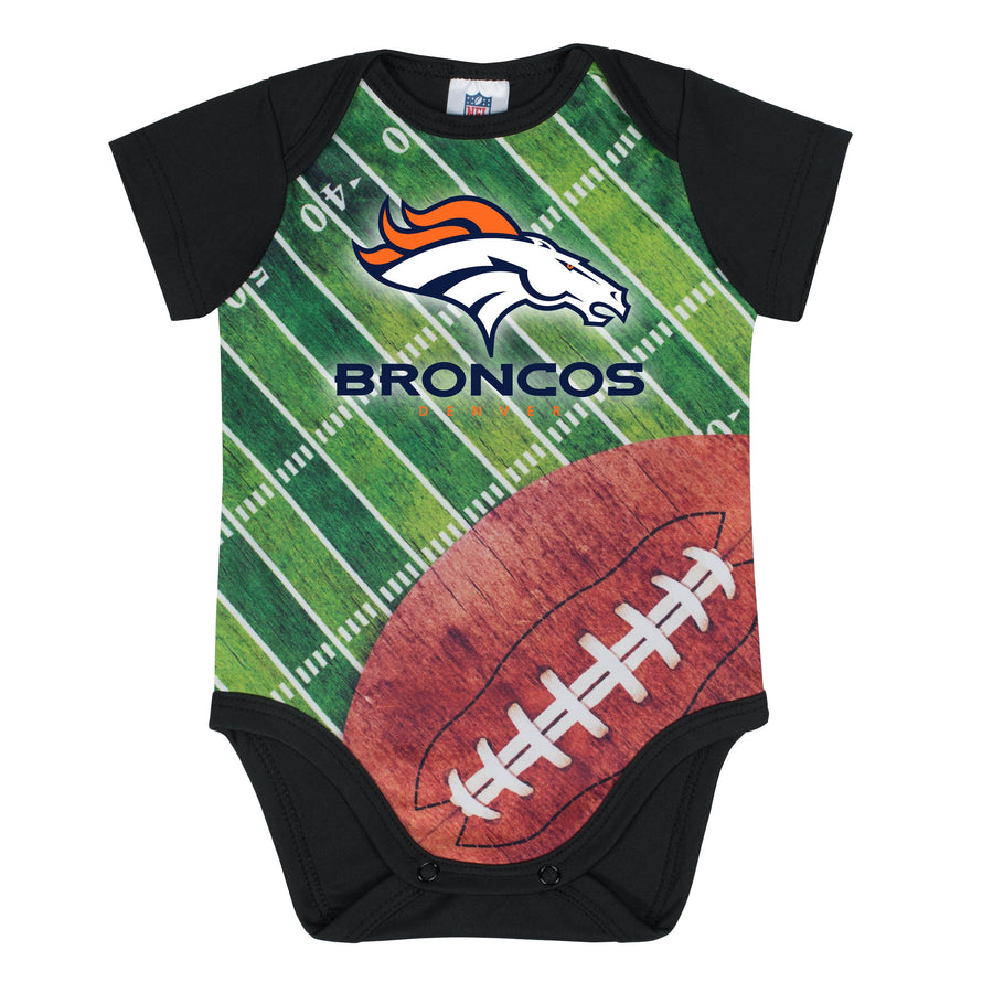 Denver Broncos Baby Boy Short Sleeve Bodysuit-Gerber Childrenswear