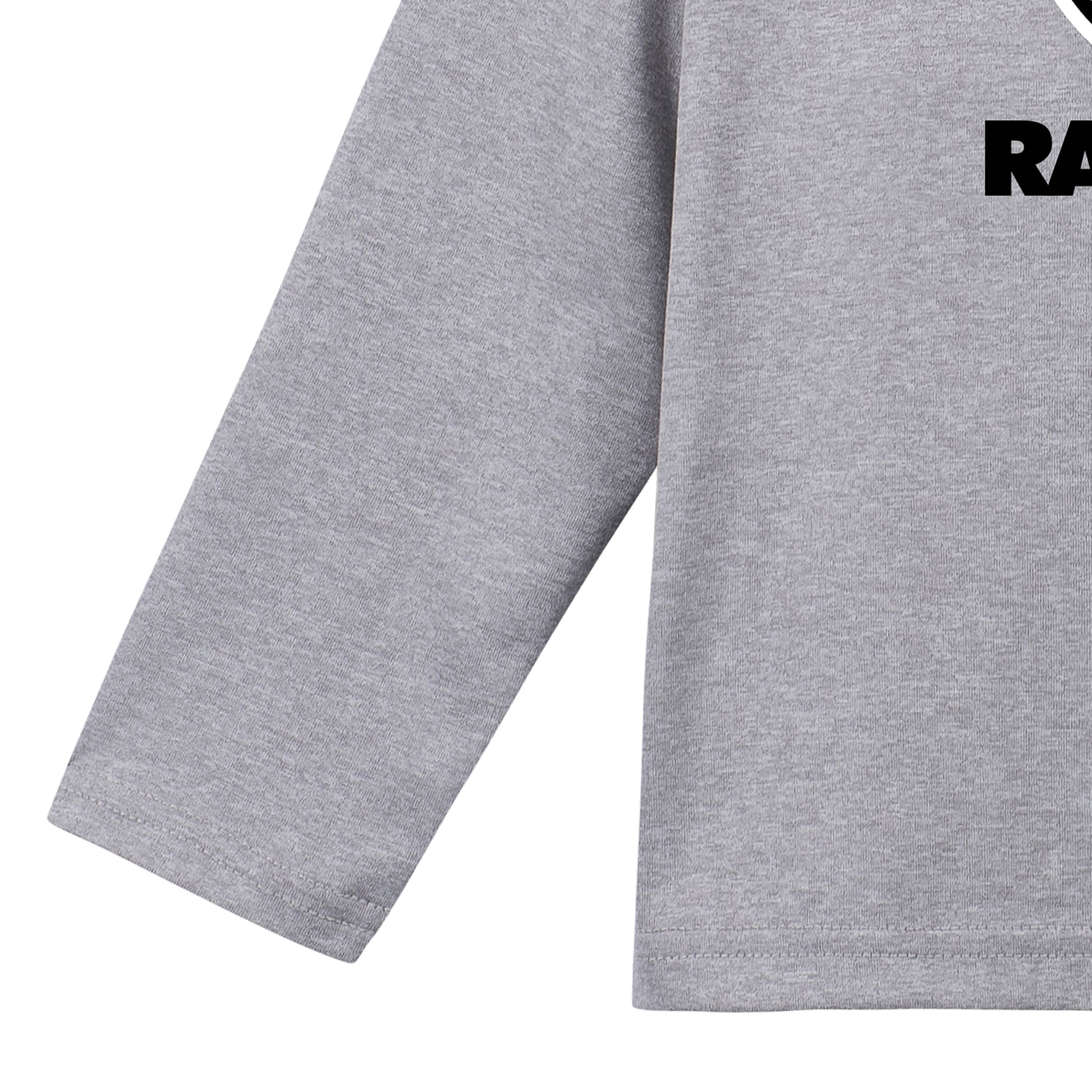 Las Vegas Raiders Toddler Boys Long Sleeve Tee Shirt-Gerber Childrenswear