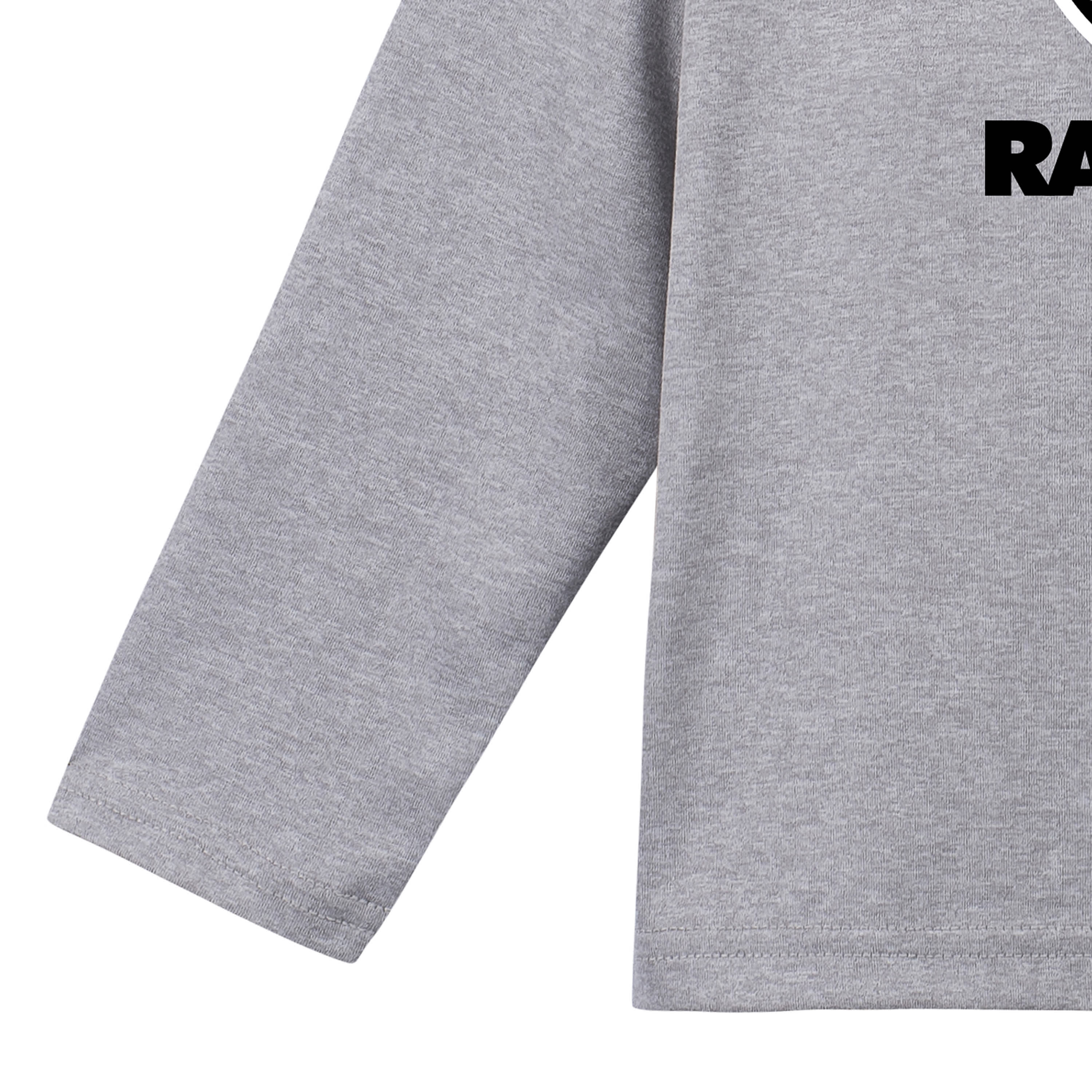 Las Vegas Raiders Toddler Boys Long Sleeve Tee Shirt-Gerber Childrenswear