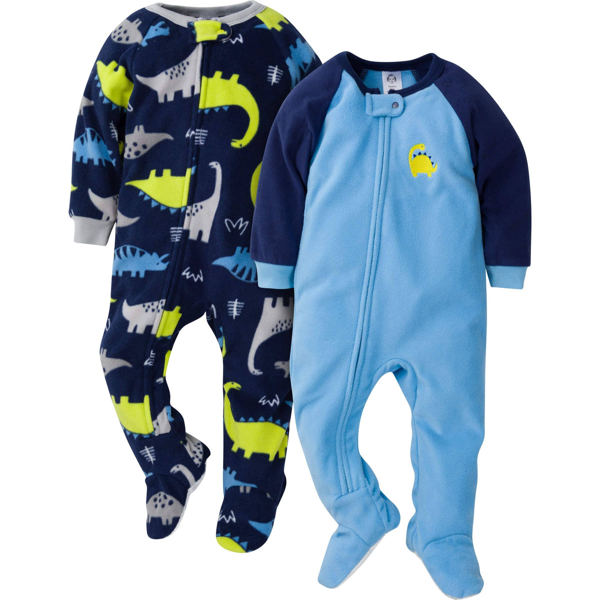 2-Pack Baby & Toddler Boys Dinos Fleece Pajamas-Gerber Childrenswear