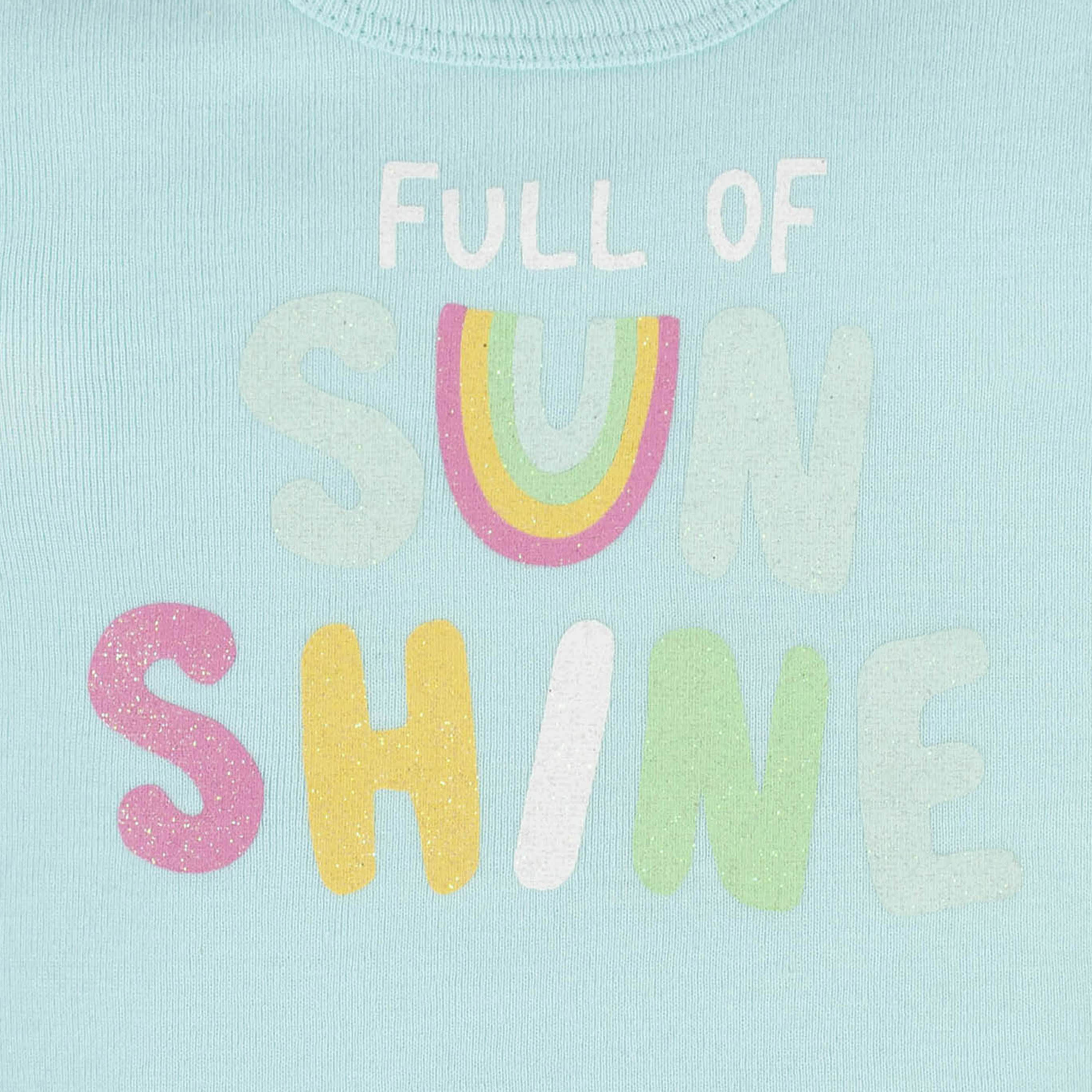 4-Piece Baby Girls Dots Of Rainbows Onesies® Bodysuit, Tee, Skort & Pant Set-Gerber Childrenswear