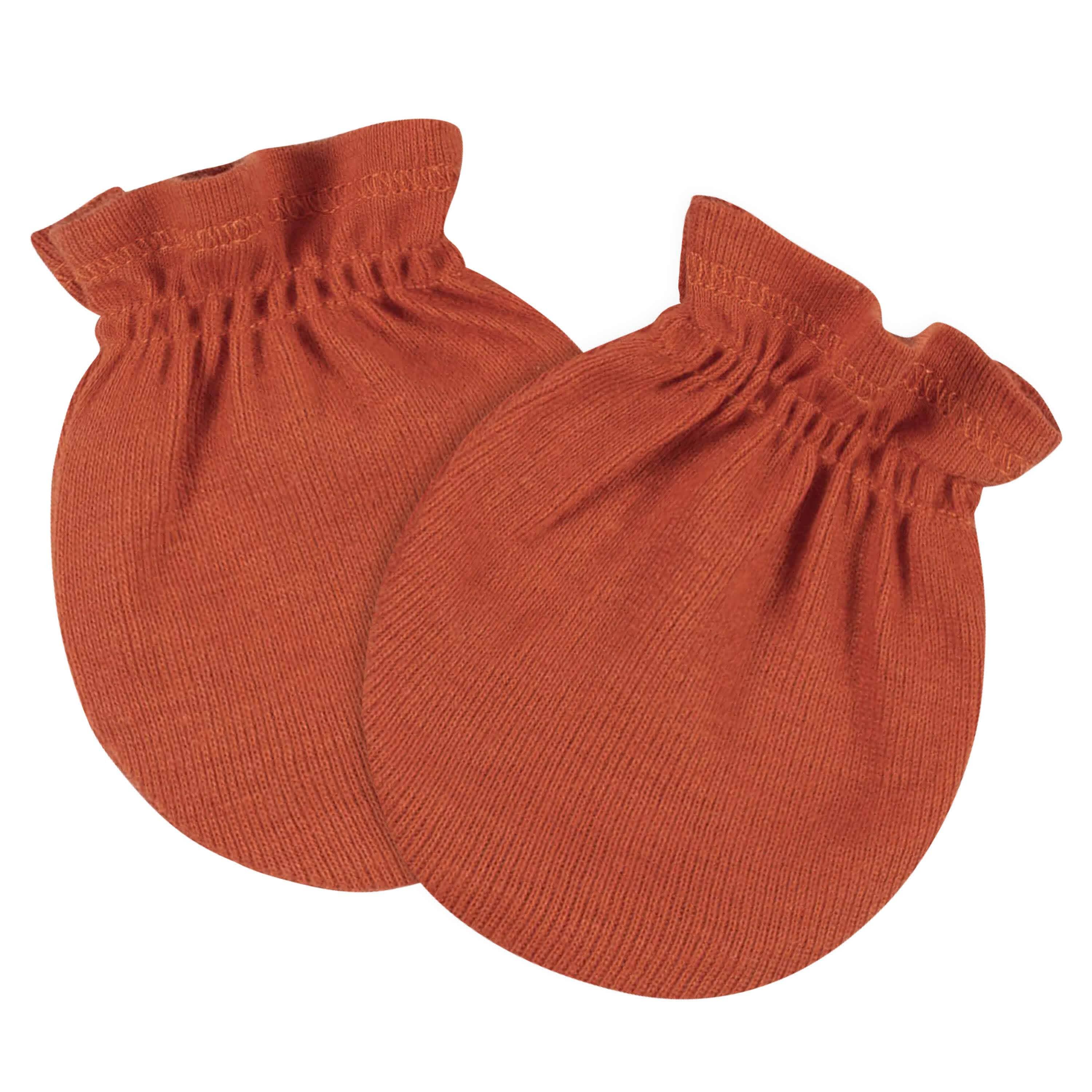 8-Piece Baby Boys Fox Caps & Mittens Set-Gerber Childrenswear