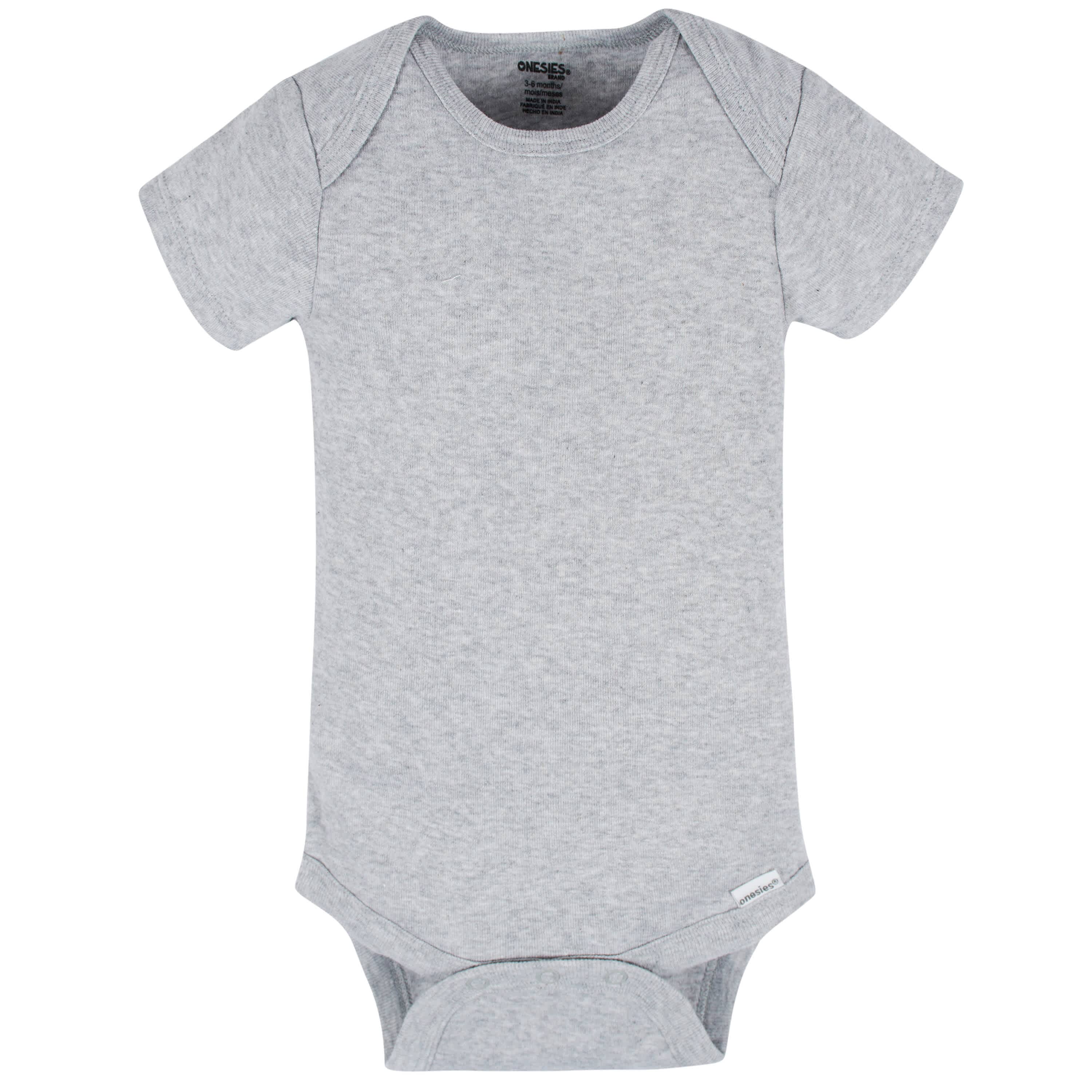 トップス Baby Short Sleeve Lap Onesie(70) Gerber_5-pack-baby-neutral-