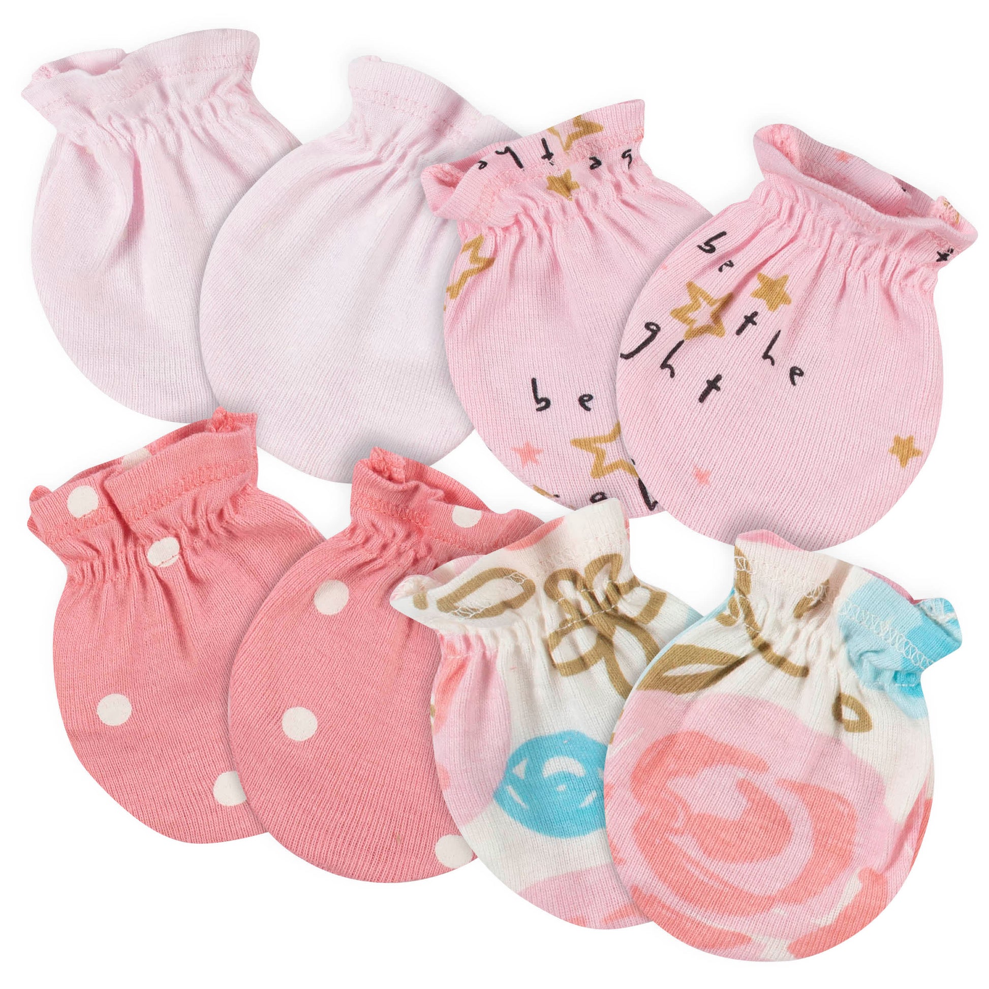 18-Piece Baby Girls Princess Onesies® Bodysuit, Mitten, Cap, & Sock Set-Gerber Childrenswear