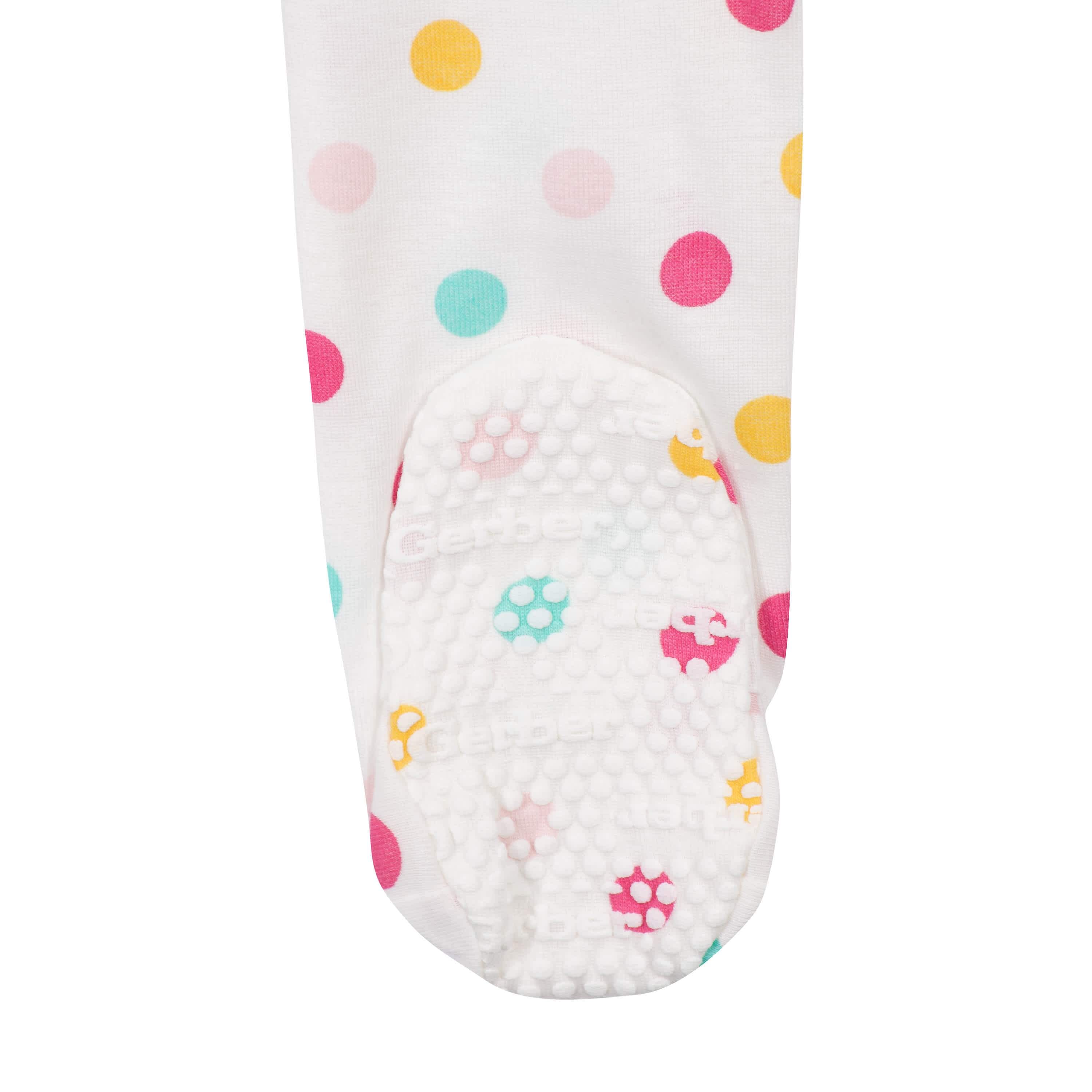 4-Pack Baby & Toddler Girls Unicorns & Cats Snug Fit Footed Cotton Pajamas-Gerber Childrenswear