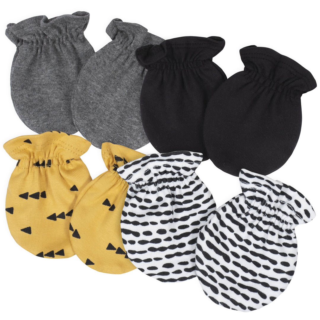 Gerber® 4-Pack Baby Boys Mittens - Nature-Gerber Childrenswear