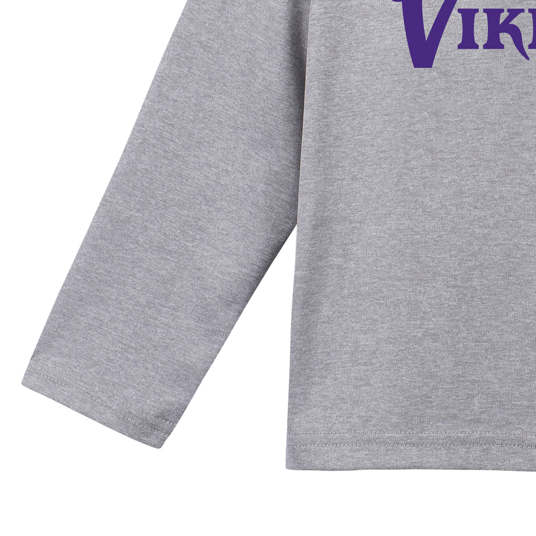 Minnesota Vikings Boys Long Sleeve Tee Shirt-Gerber Childrenswear