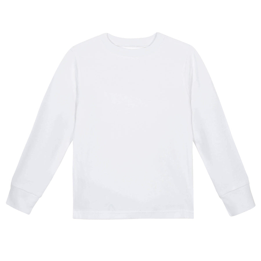 Gerber® Premium Long Sleeve Tee Shirt - White-Gerber Childrenswear