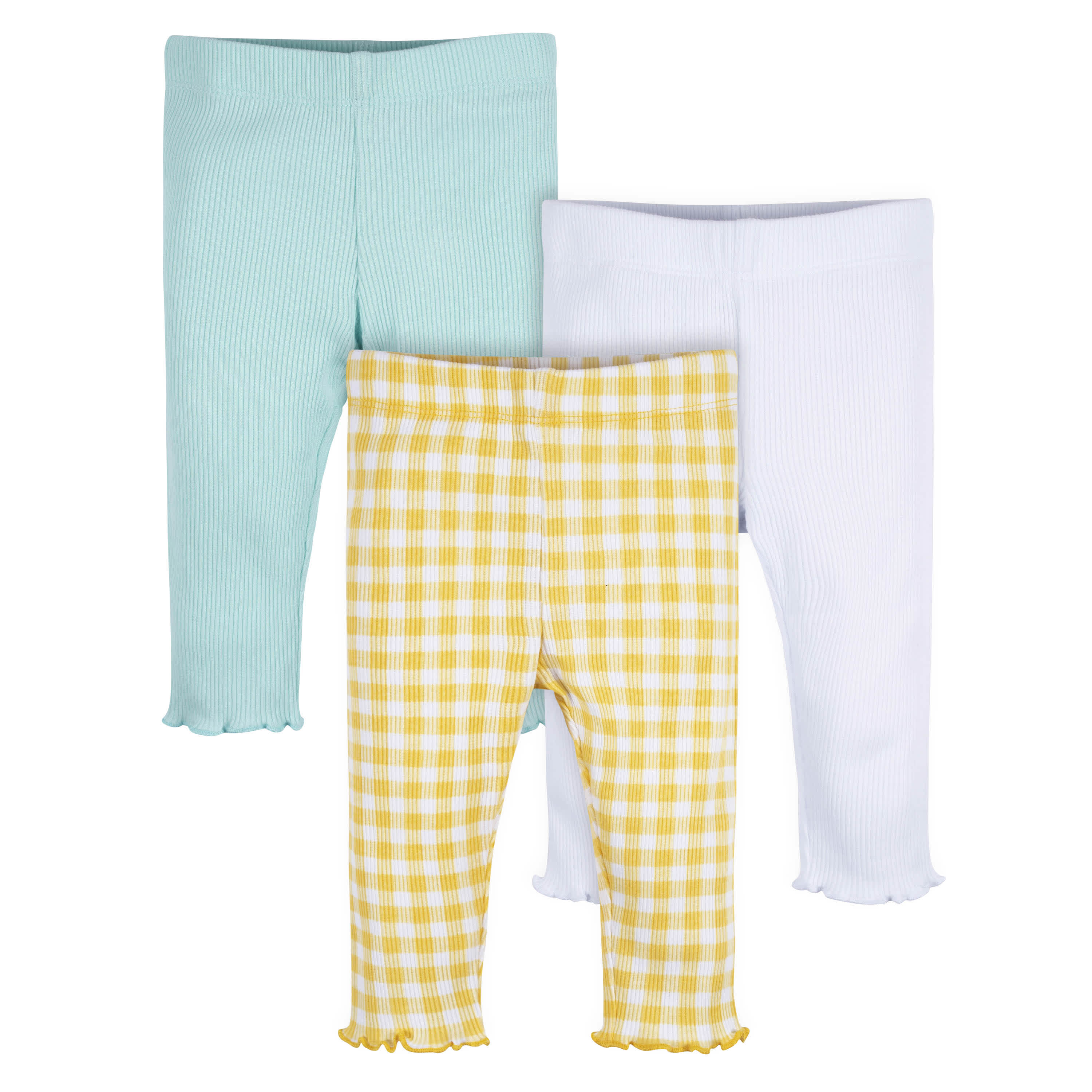 3-Pack Baby & Toddler Girls Picnic Day Dreams Pull-On Knit Leggings-Gerber Childrenswear