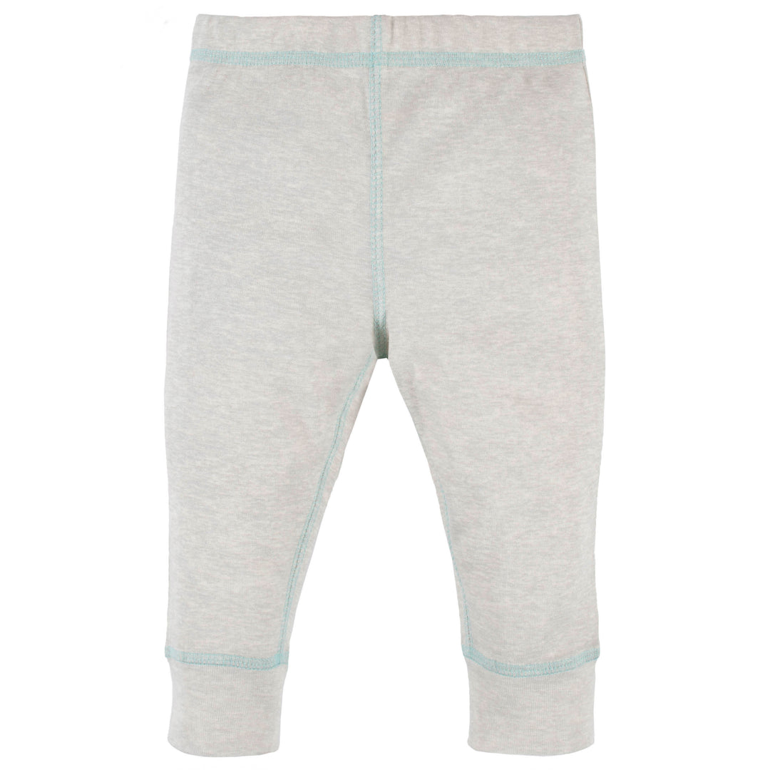 4-Piece Baby Boys Dino Blues Onesies® Bodysuit, Tee, Shorts & Pant Set-Gerber Childrenswear