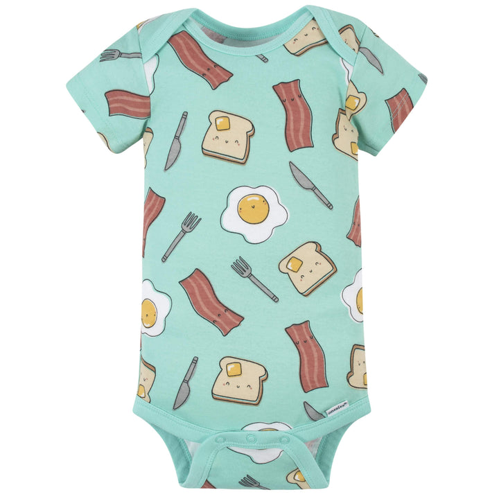 3-Pack Baby Milk & Breakfast Onesies® Bodysuits-Gerber Childrenswear