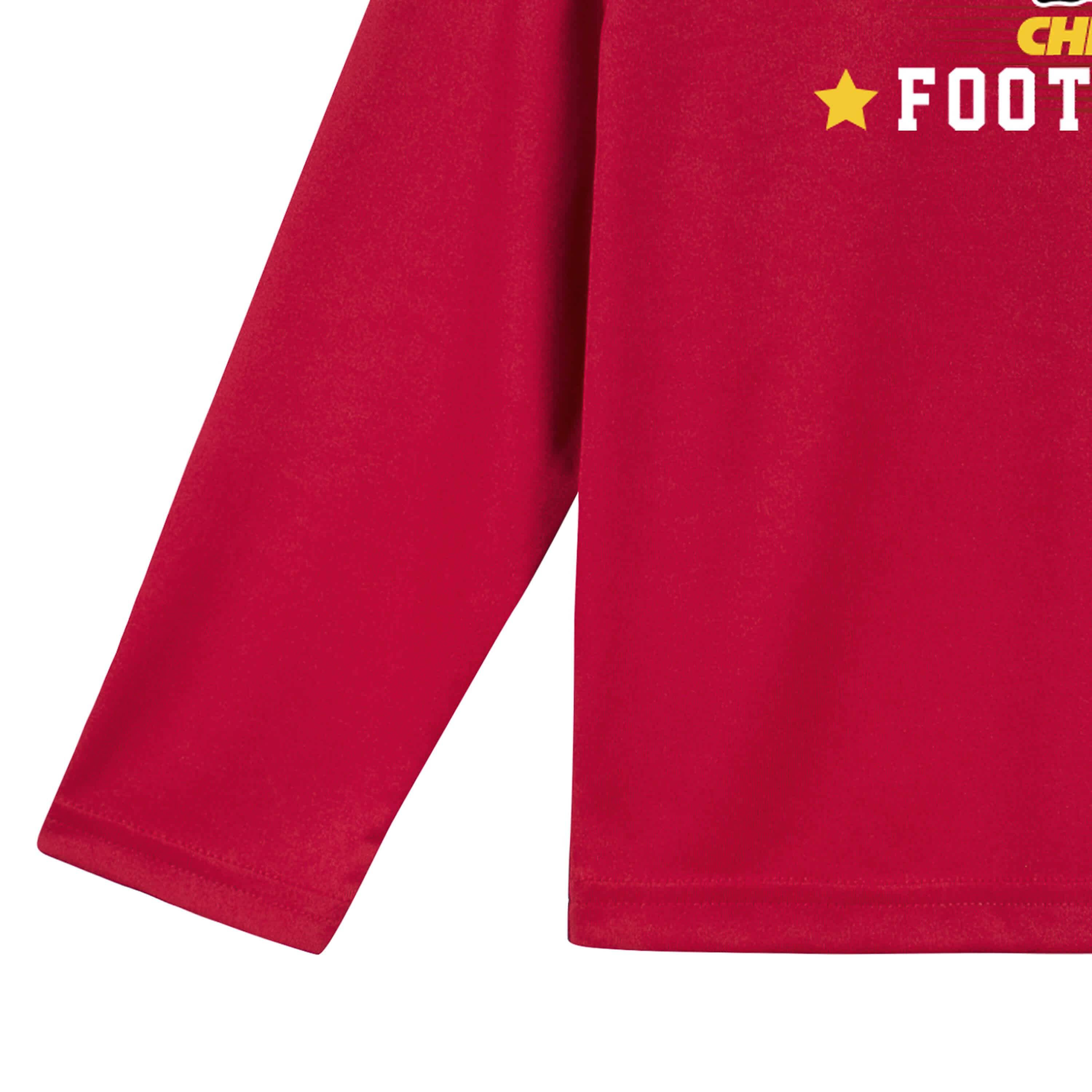 Kansas City Chiefs Baby & Toddler Boys Long Sleeve Tee Shirt-Gerber Childrenswear