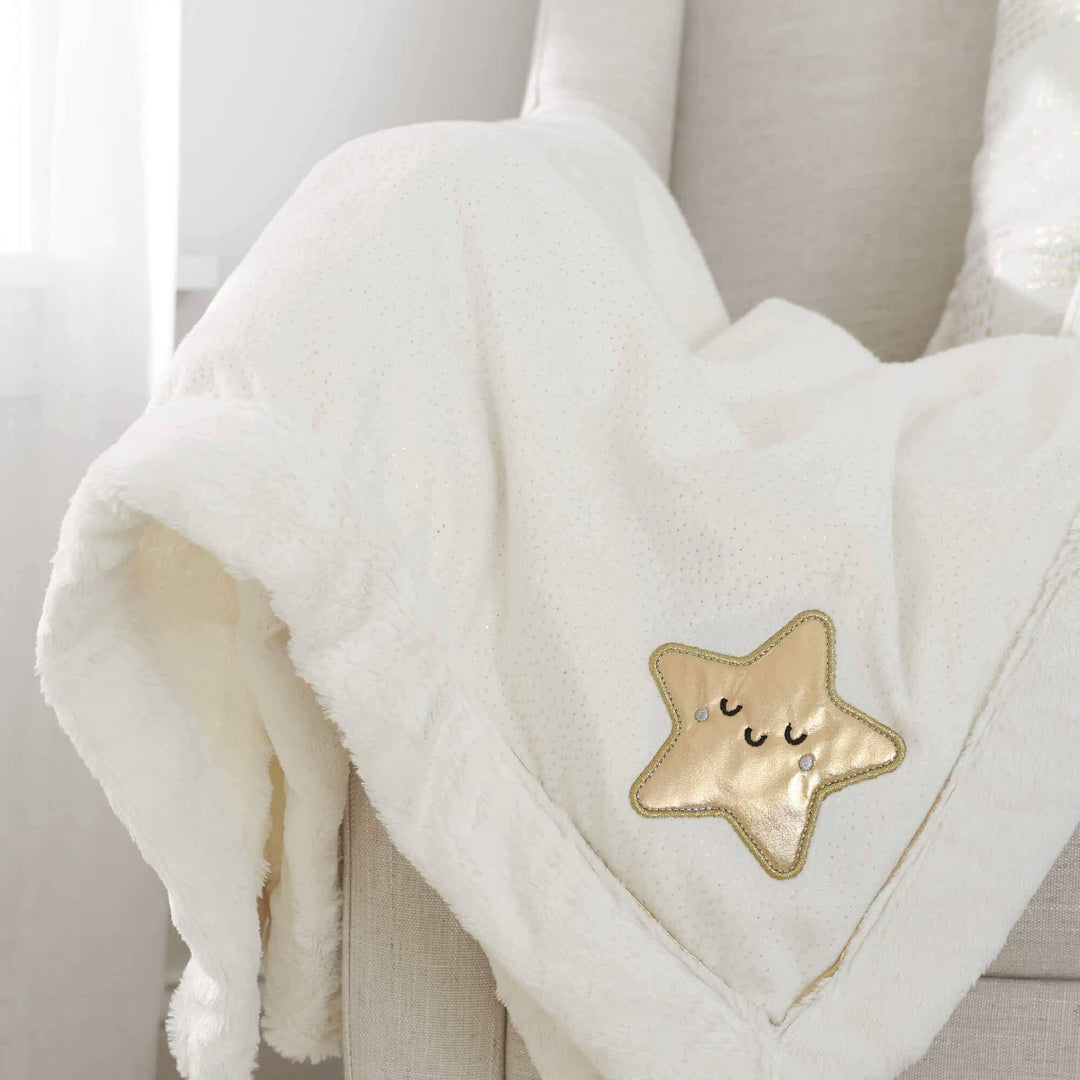 Baby Neutral Star Plush Blanket-Gerber Childrenswear