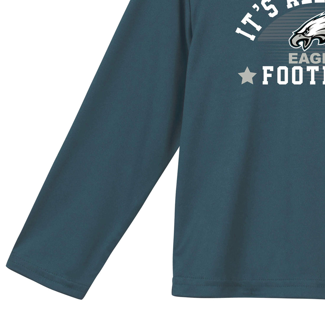 Philadelphia Eagles Baby & Toddler Boys Long Sleeve Tee Shirt-Gerber Childrenswear