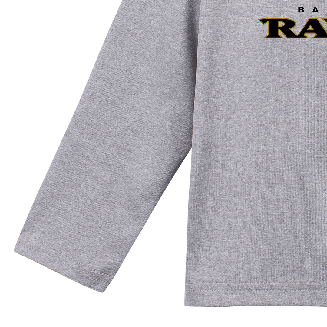 Baltimore Ravens Boys Long Sleeve Tee Shirt-Gerber Childrenswear