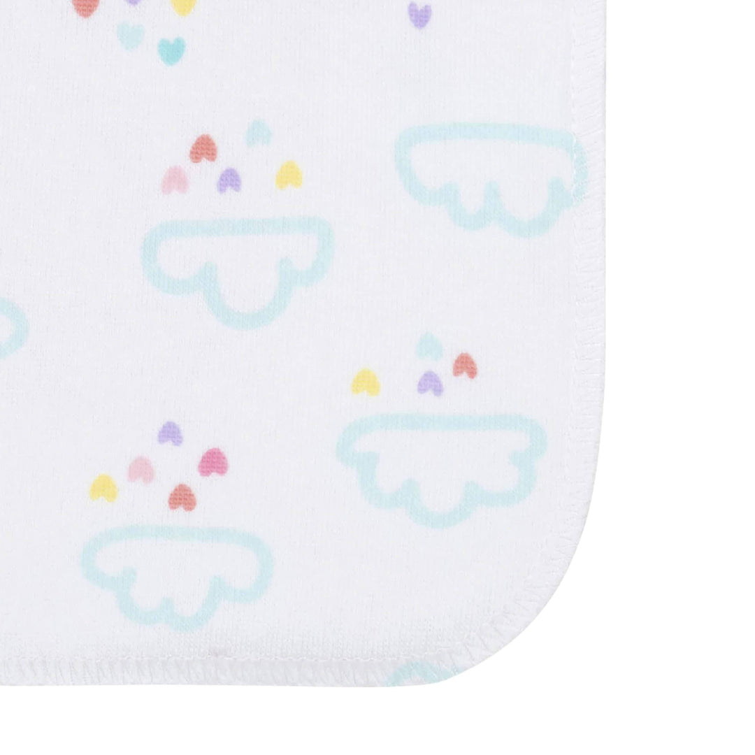 10-Pack Baby Girls Clouds Organic Washcloths-Gerber Childrenswear