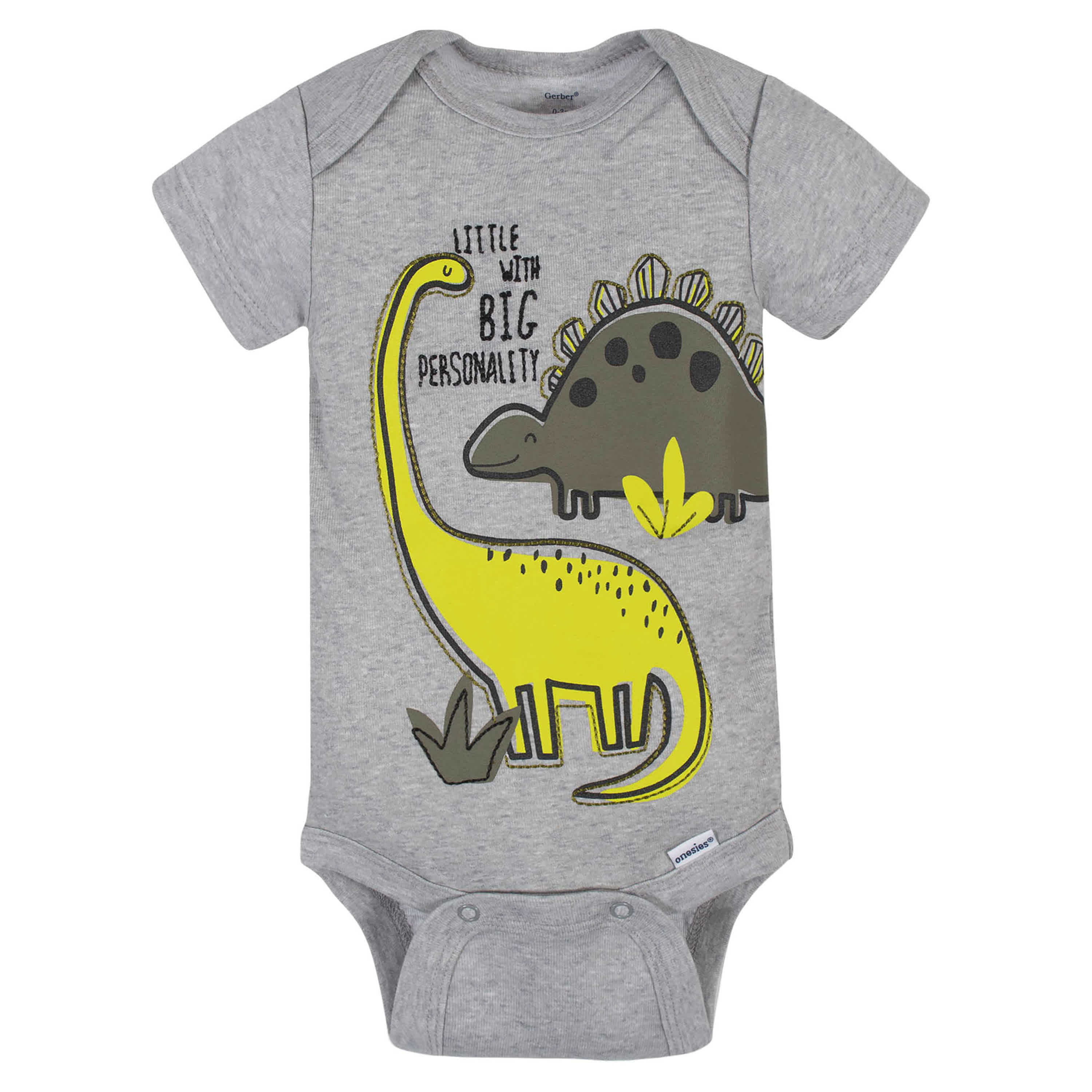 7-Piece Baby Boys Dino Onesies® Bodysuits, Caps, & Shoes Set