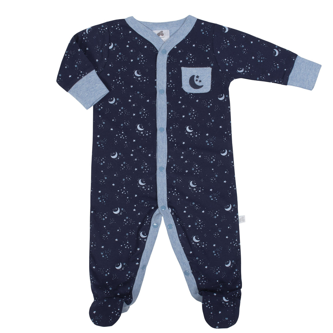 Baby Boy Organic Outer Space Sleep N' Play-Gerber Childrenswear