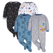 4-Pack Baby Boys Space Sleep 'N Plays