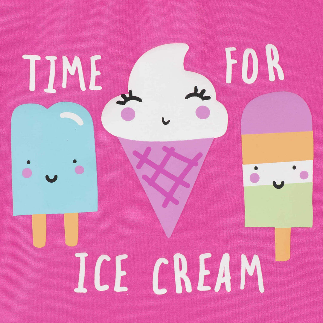 2-Piece Baby & Toddler Girls Ice Cream Dreams Swim Bottom & Rash Guard Set