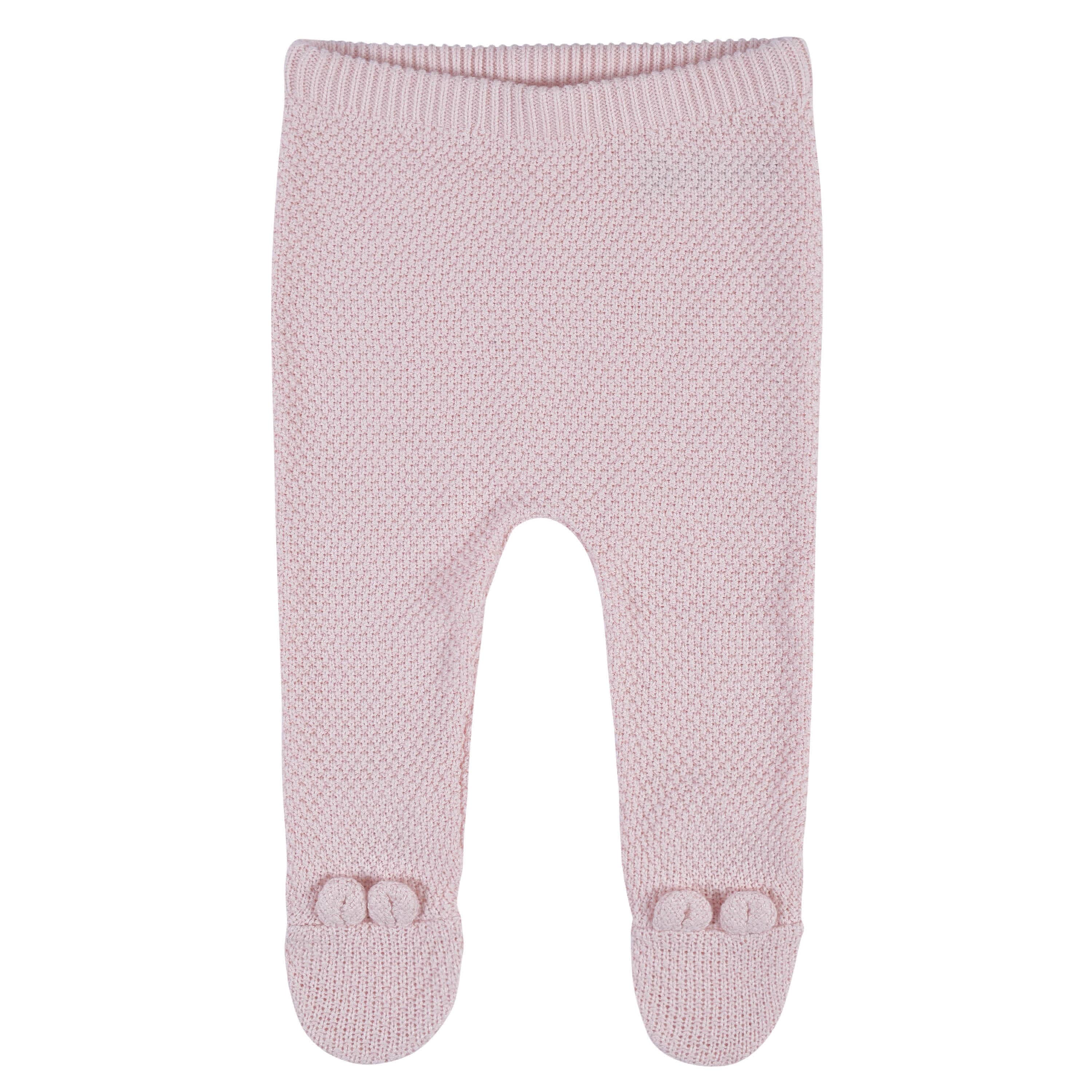 3-Piece Baby Girls Pink Knit Outfit & Blanket Set-Gerber Childrenswear