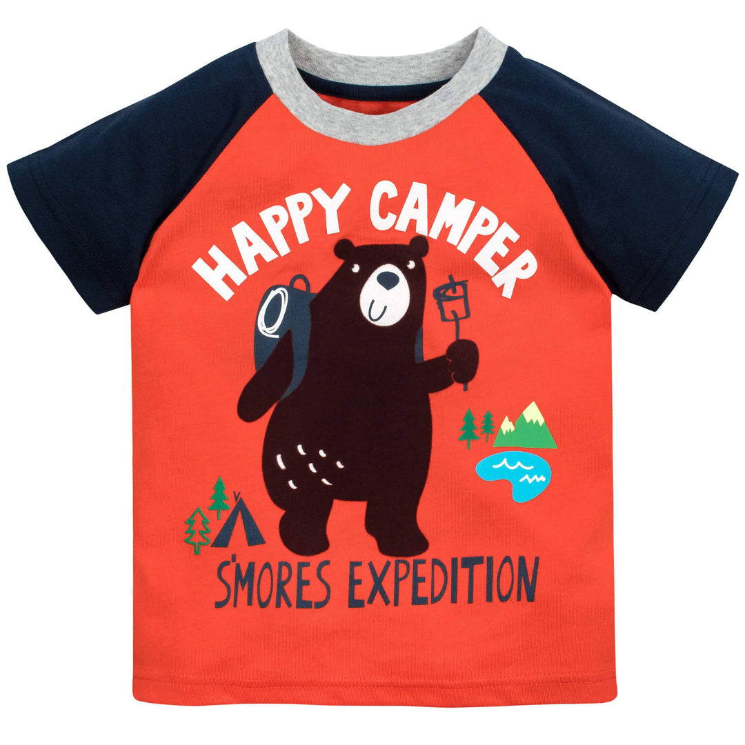Gerber® Graduates 2-Pack Baby Boys Happy Camper Tops-Gerber Childrenswear