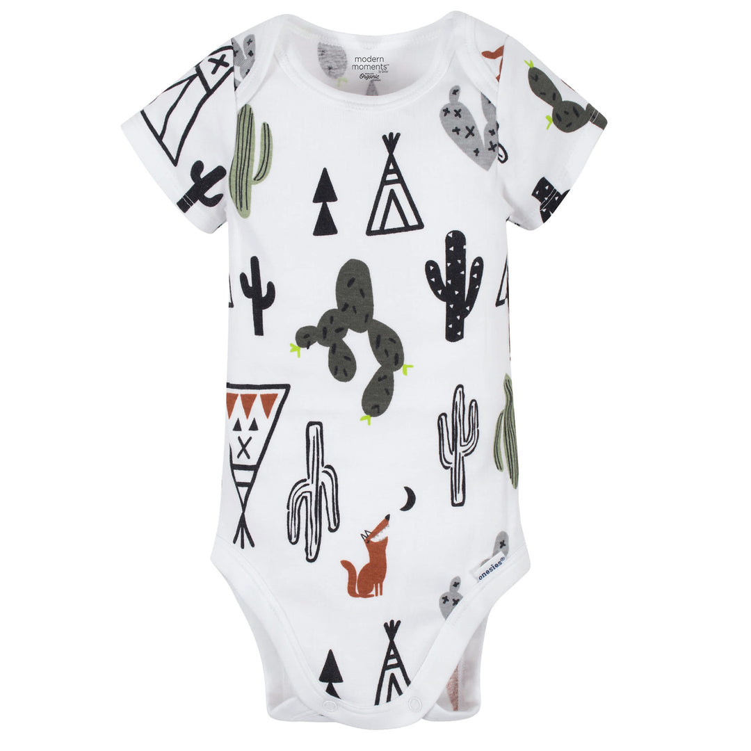 4-Piece Baby Boys Desert Organic Onesies® Bodysuits & Shorts