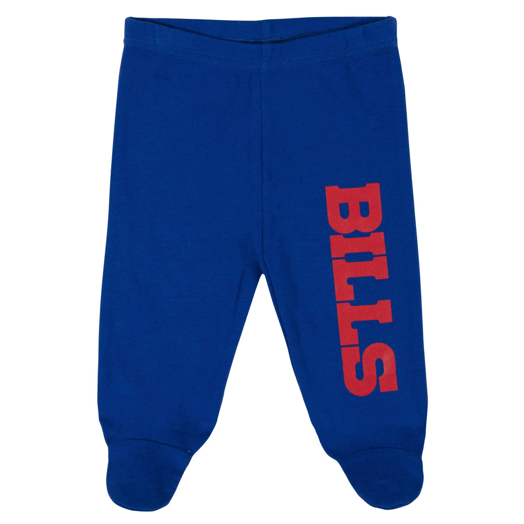Buffalo Bills 3-Piece Baby Boys Bodysuit, Pant, and Cap Set-Gerber Childrenswear