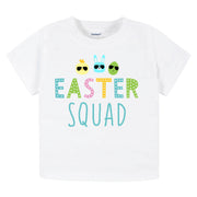 Infant & Toddler Neutral "Easter Squad" Short Sleeve Tee-Gerber Childrenswear