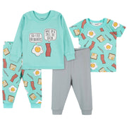 4-Piece Baby & Toddler Breakfast Snug Fit Cotton Pajamas-Gerber Childrenswear