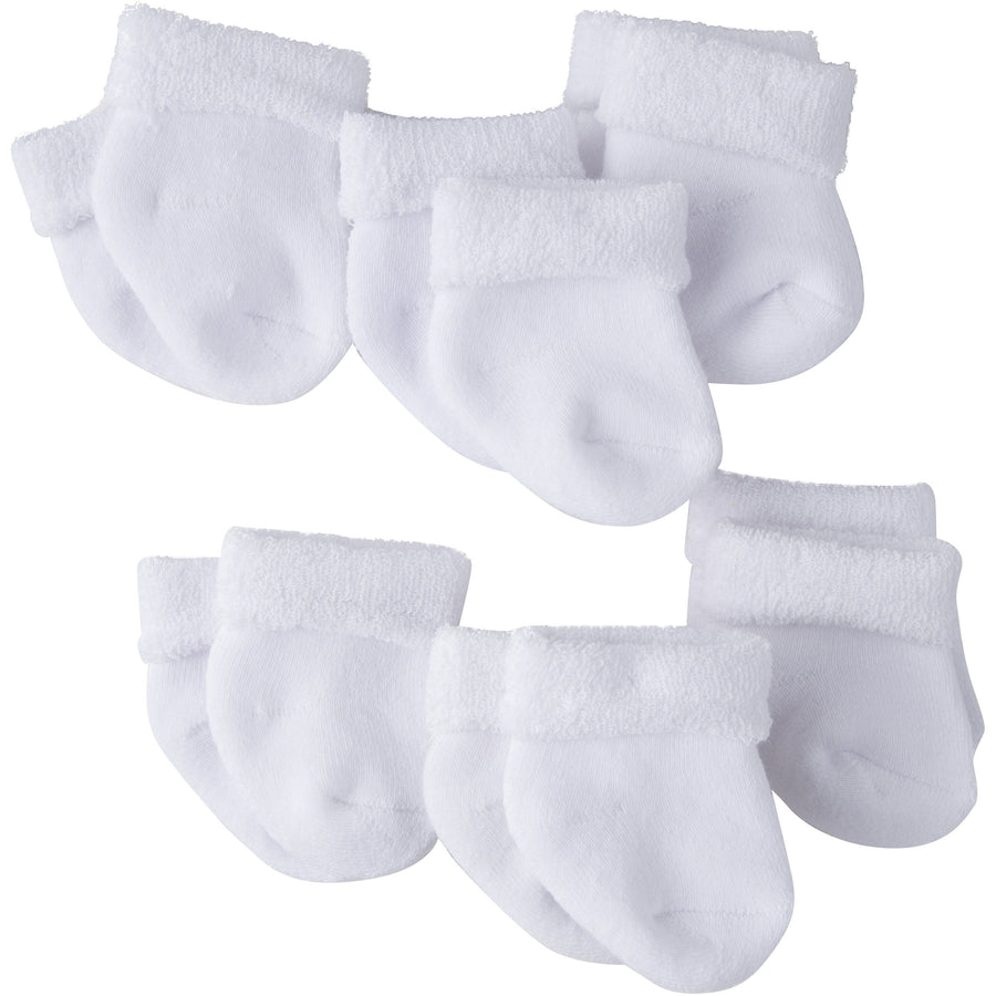 Gerber Newborn Baby Unisex Terry Bootie Sock, 6-Pack-Gerber Childrenswear