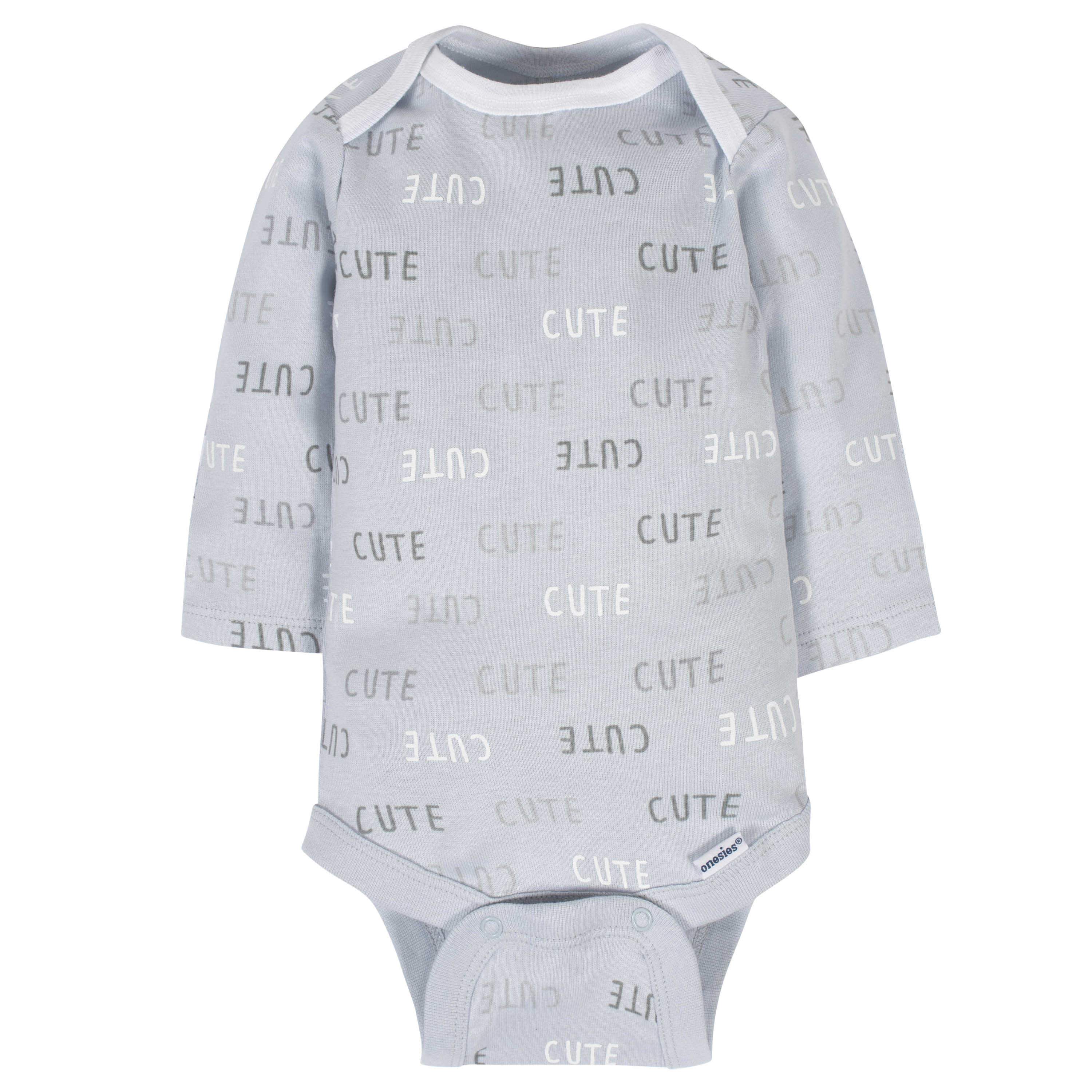 6-Pack Baby Neutral Sheep Long Sleeve Onesies® Bodysuits